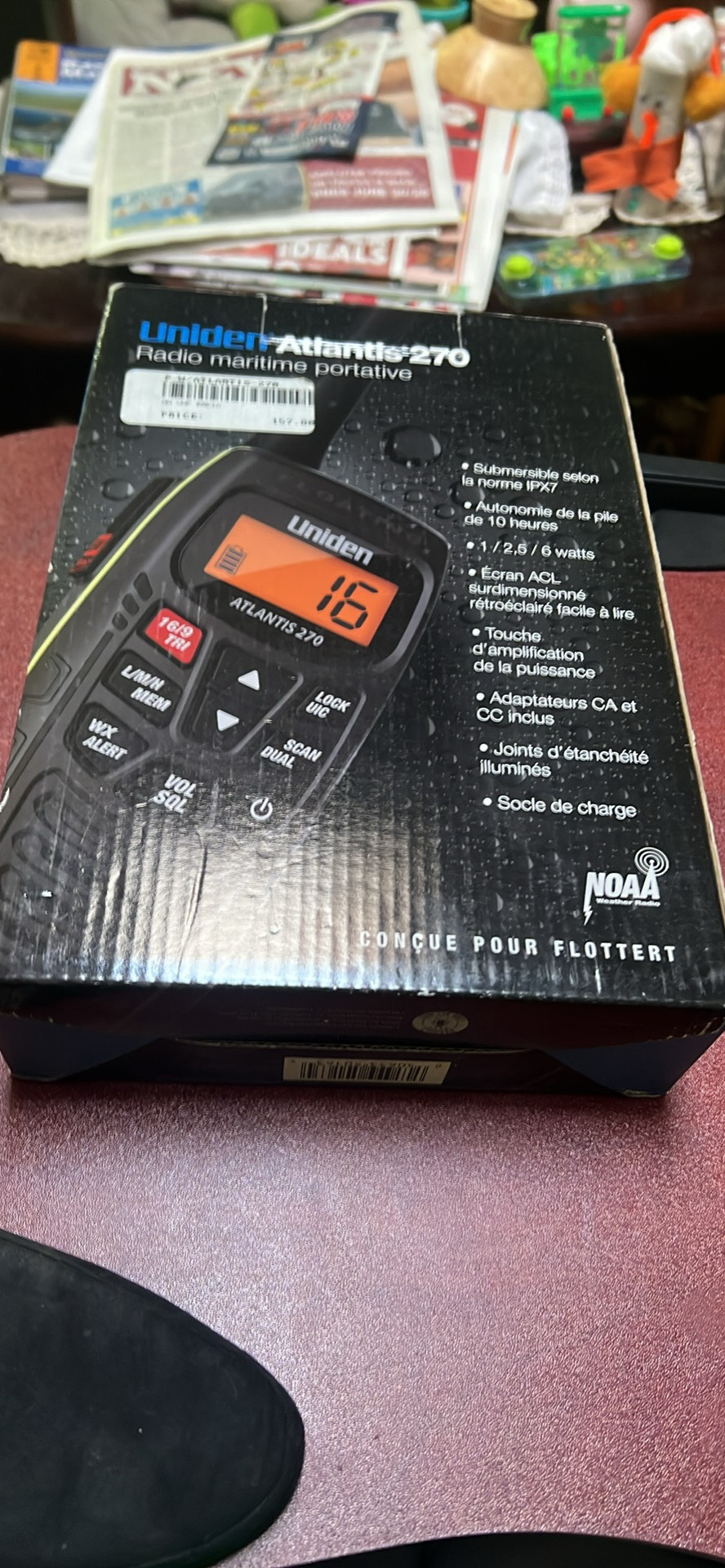 Photo of Uniden Atlantis 270 marine radio