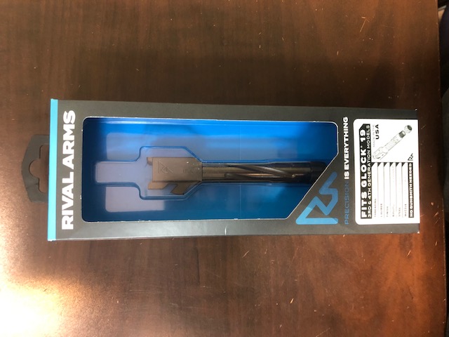Photo of Brand new Rival Arms RA20G202A Barrel - Glock G19 Gen3/4 Threaded Barrel -Black $300