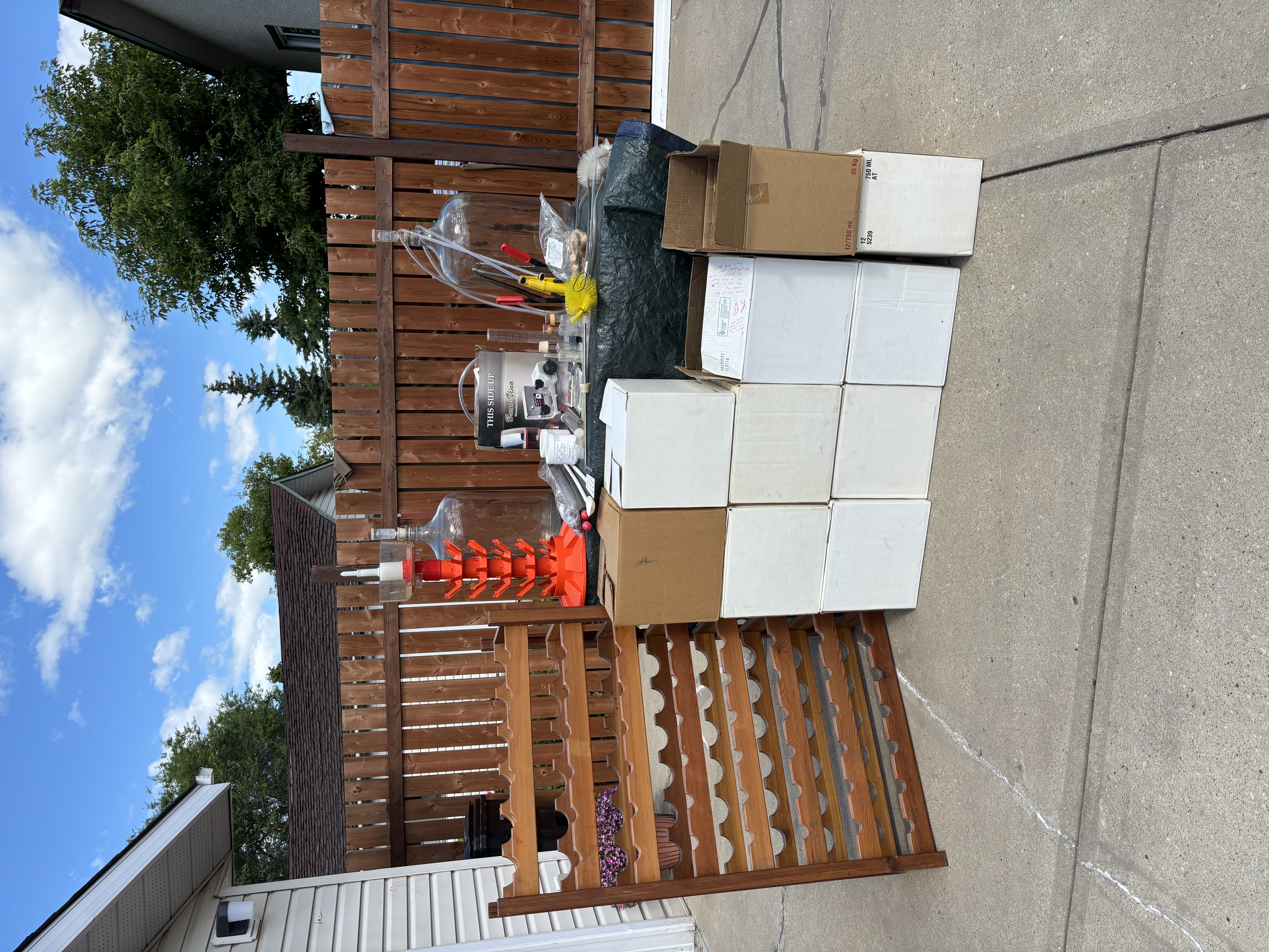 Photo of Wine brewing and bottling kit 