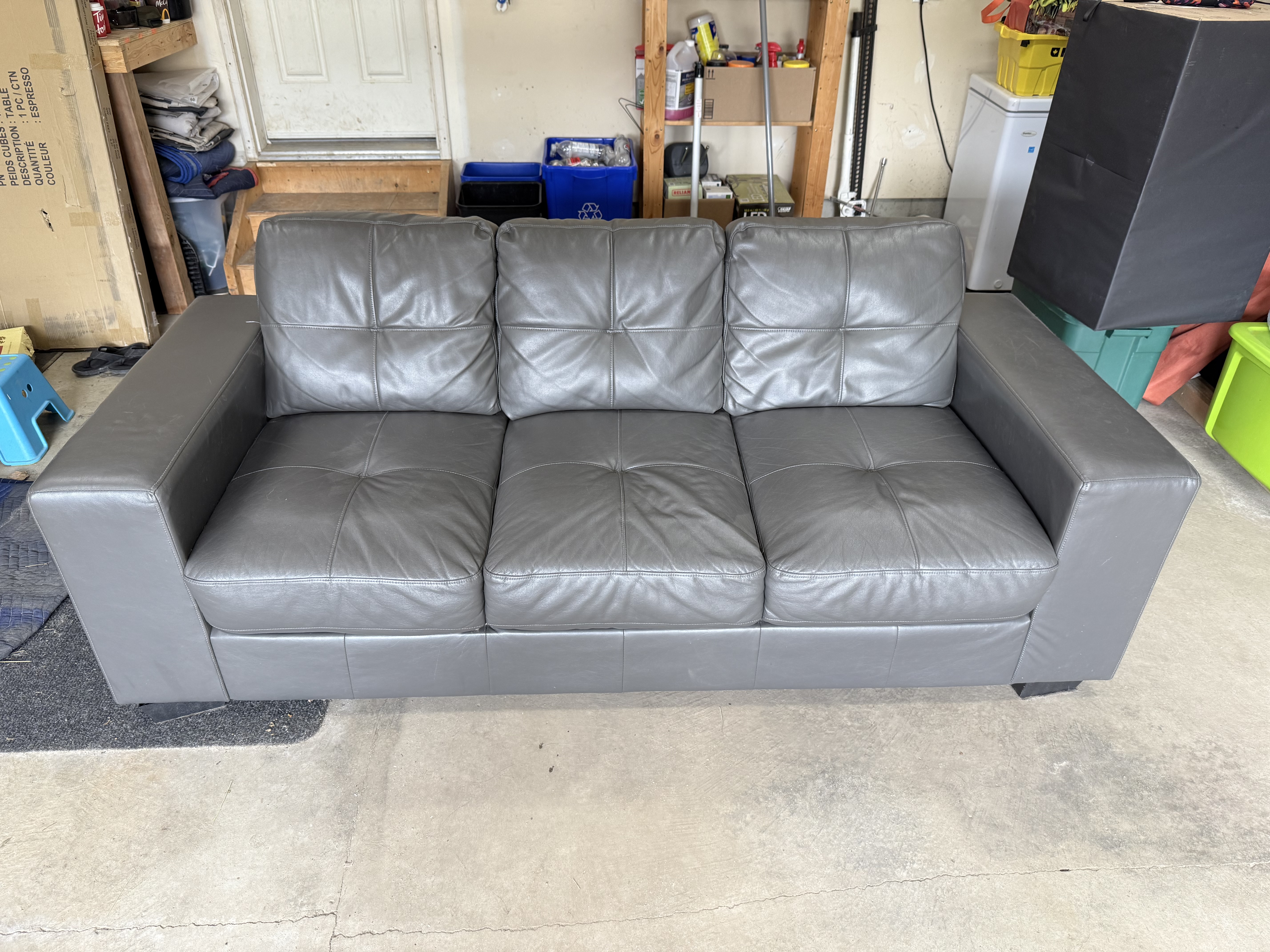 Photo of Leather Couch, Great Condition. 