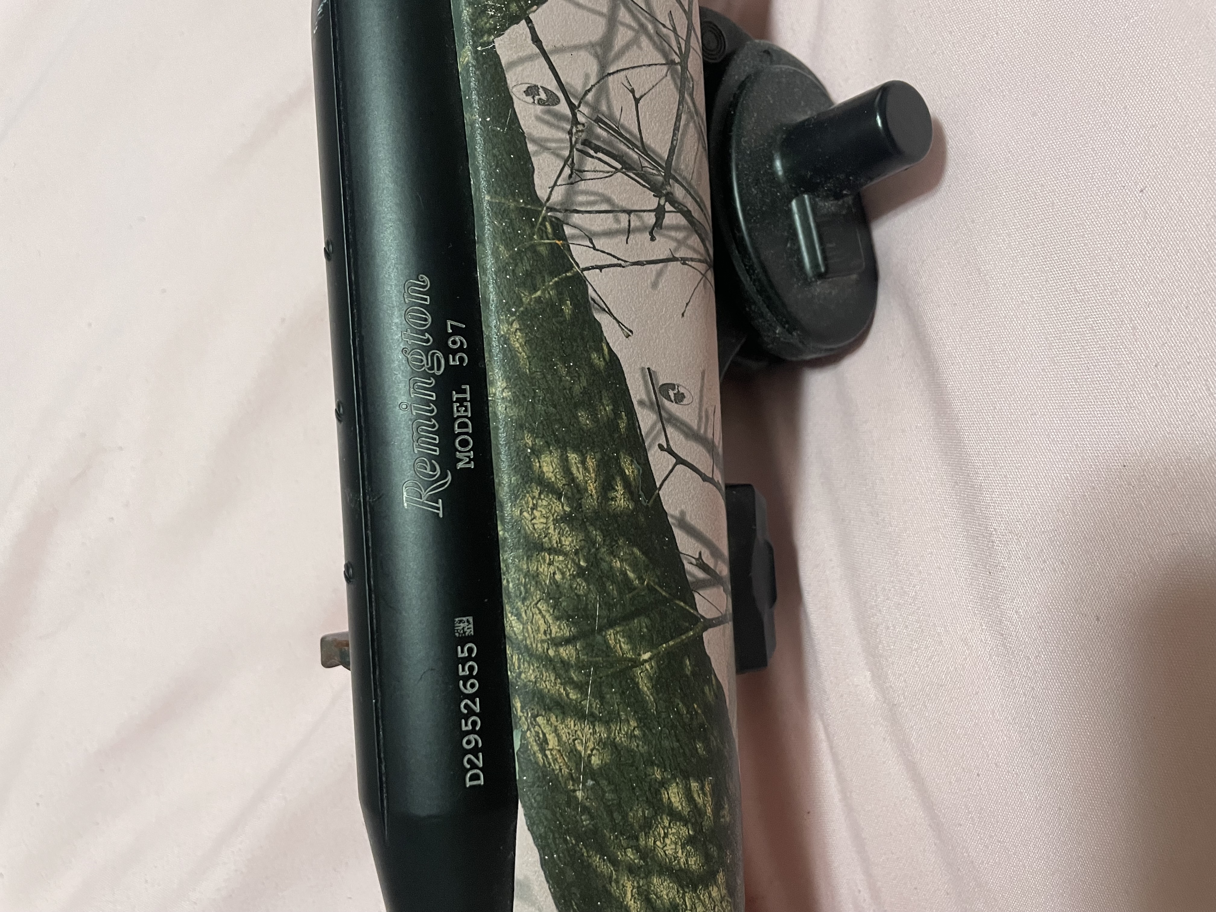 Photo of Remington 597 22. Semi auto Pink Camo