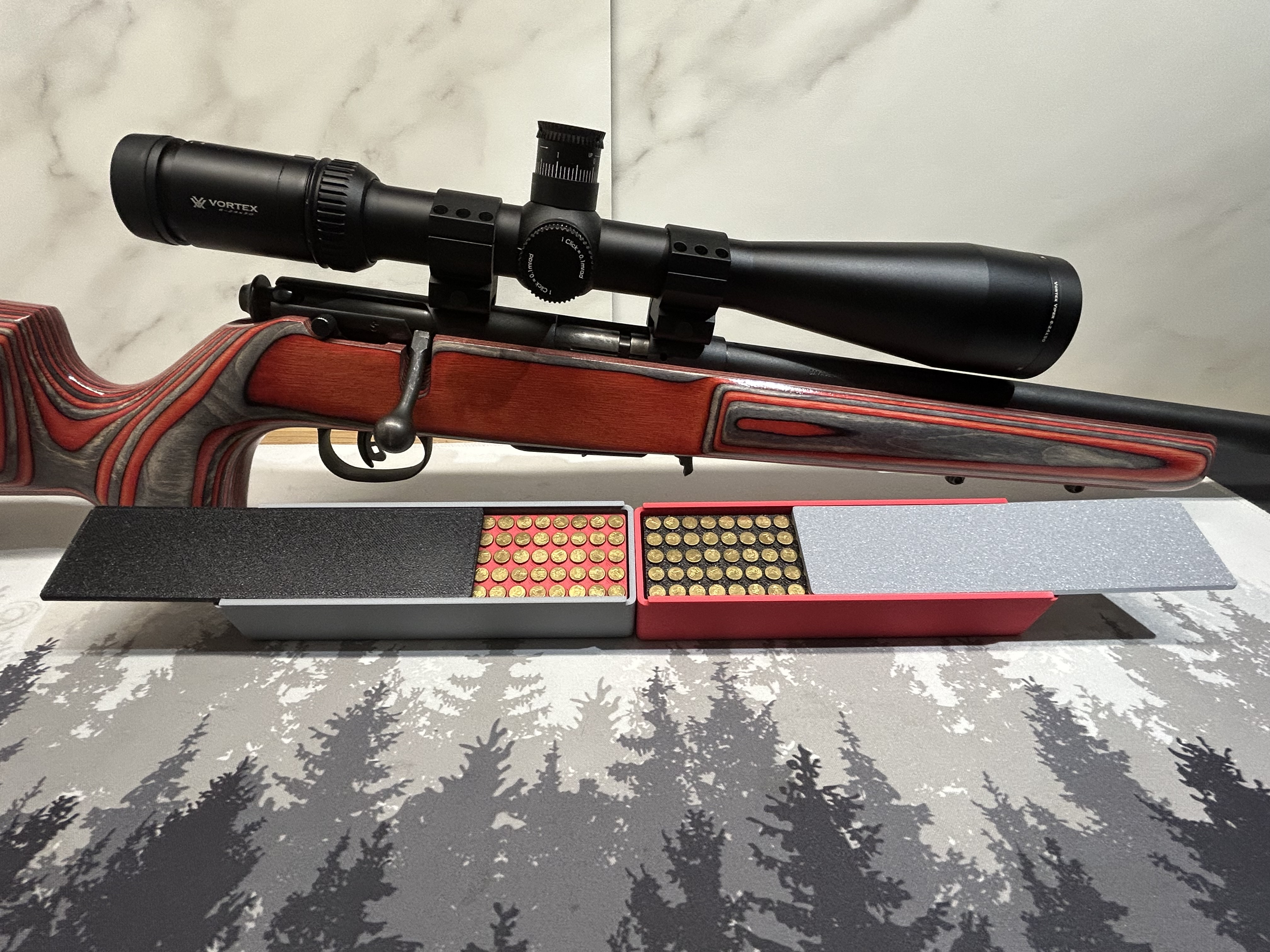 Photo of 3d printed 22 ammo cases 