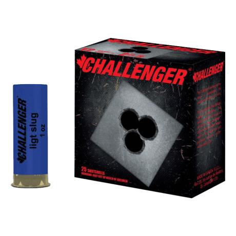 Photo of Challenger Tactical Target Slug 12-Gauge Shot shell Ammunition, Low-Recoil, 2-3/4-in, 1-oz