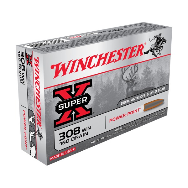 Photo of Winchester Ammo 308 Win Super-X 180gr Power Point