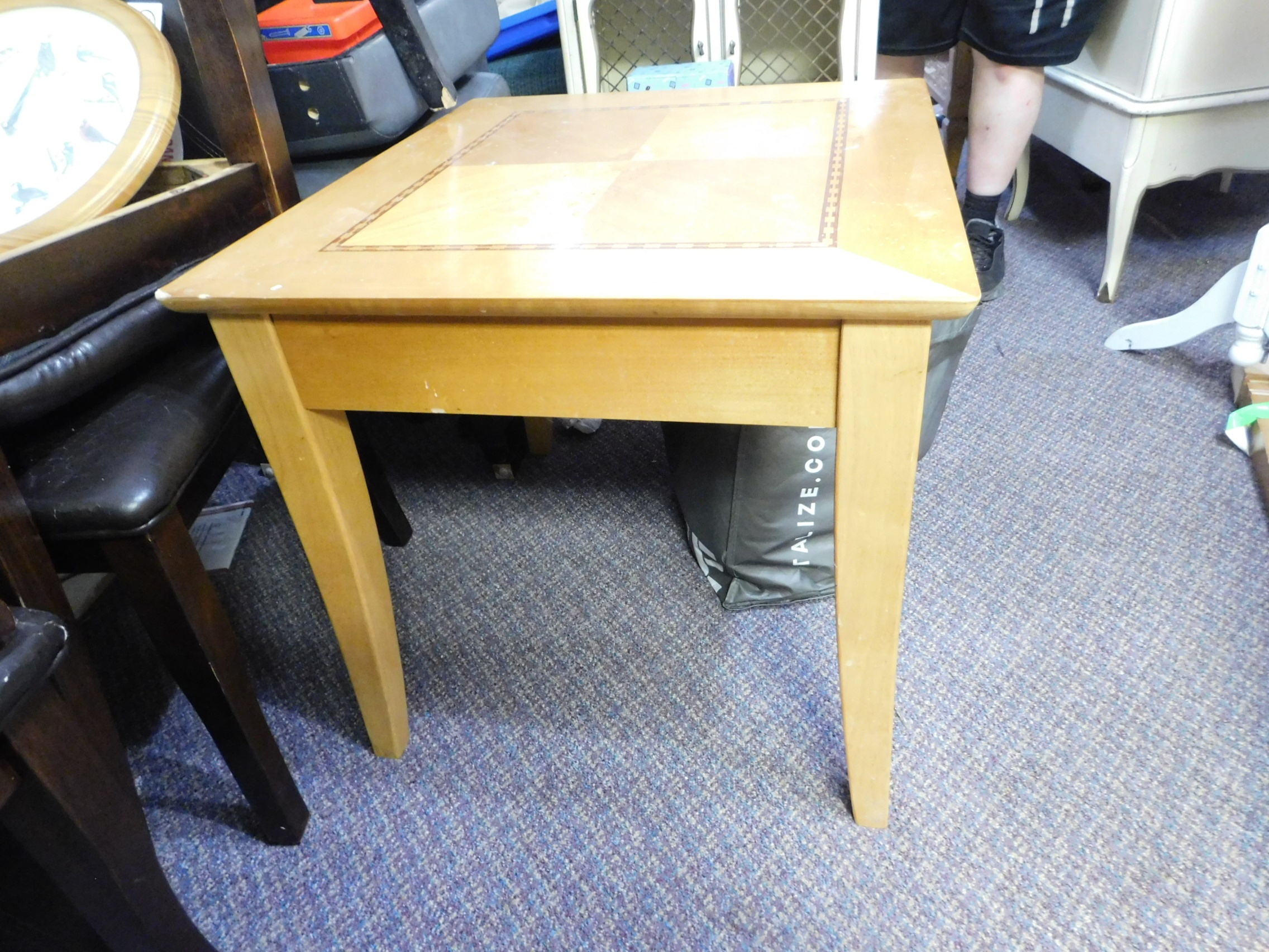 Photo of Vintage Inlay Side Table – Classic Elegance & Functionality