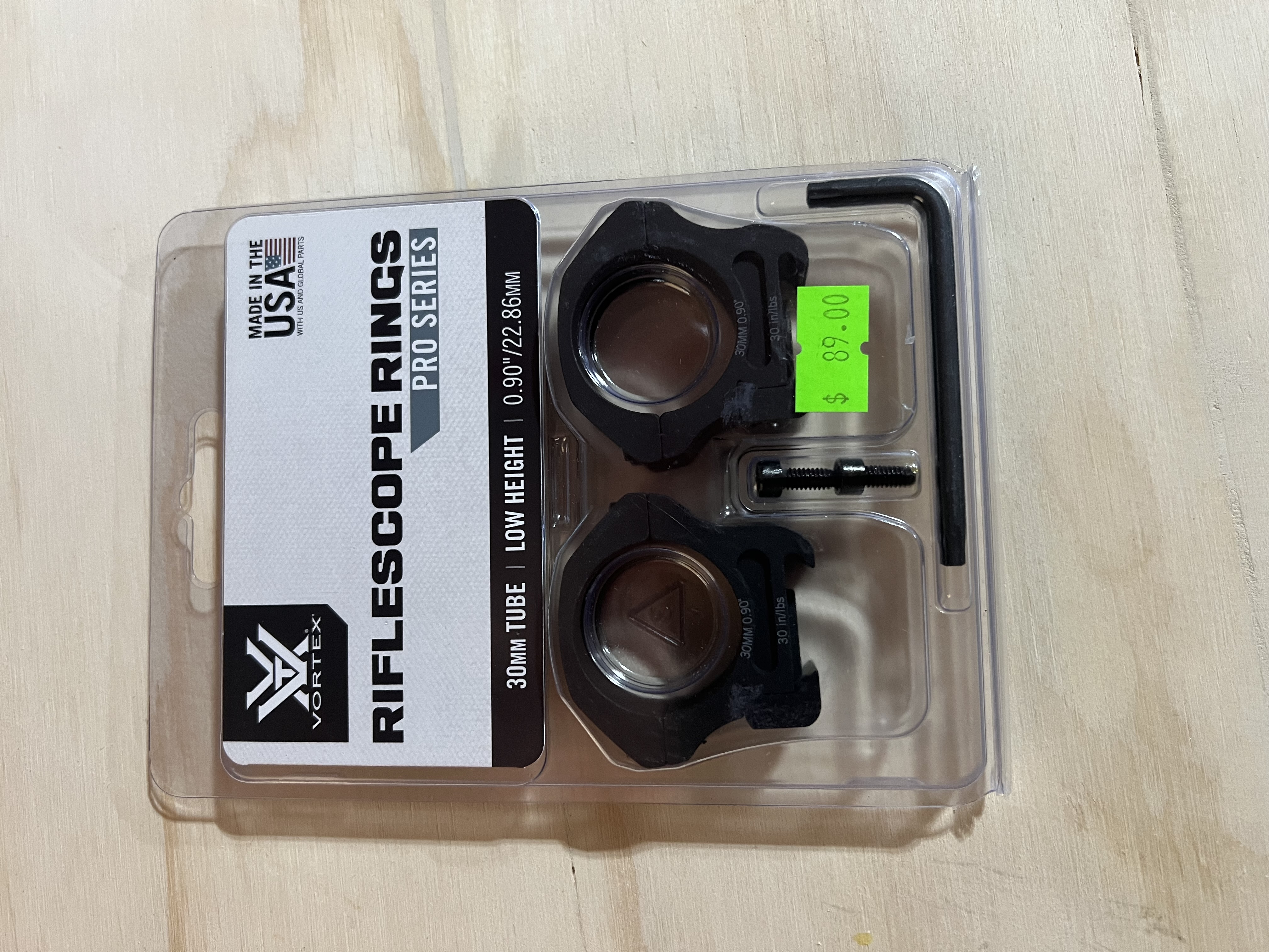 Photo of Vortex 30mm low scope rings