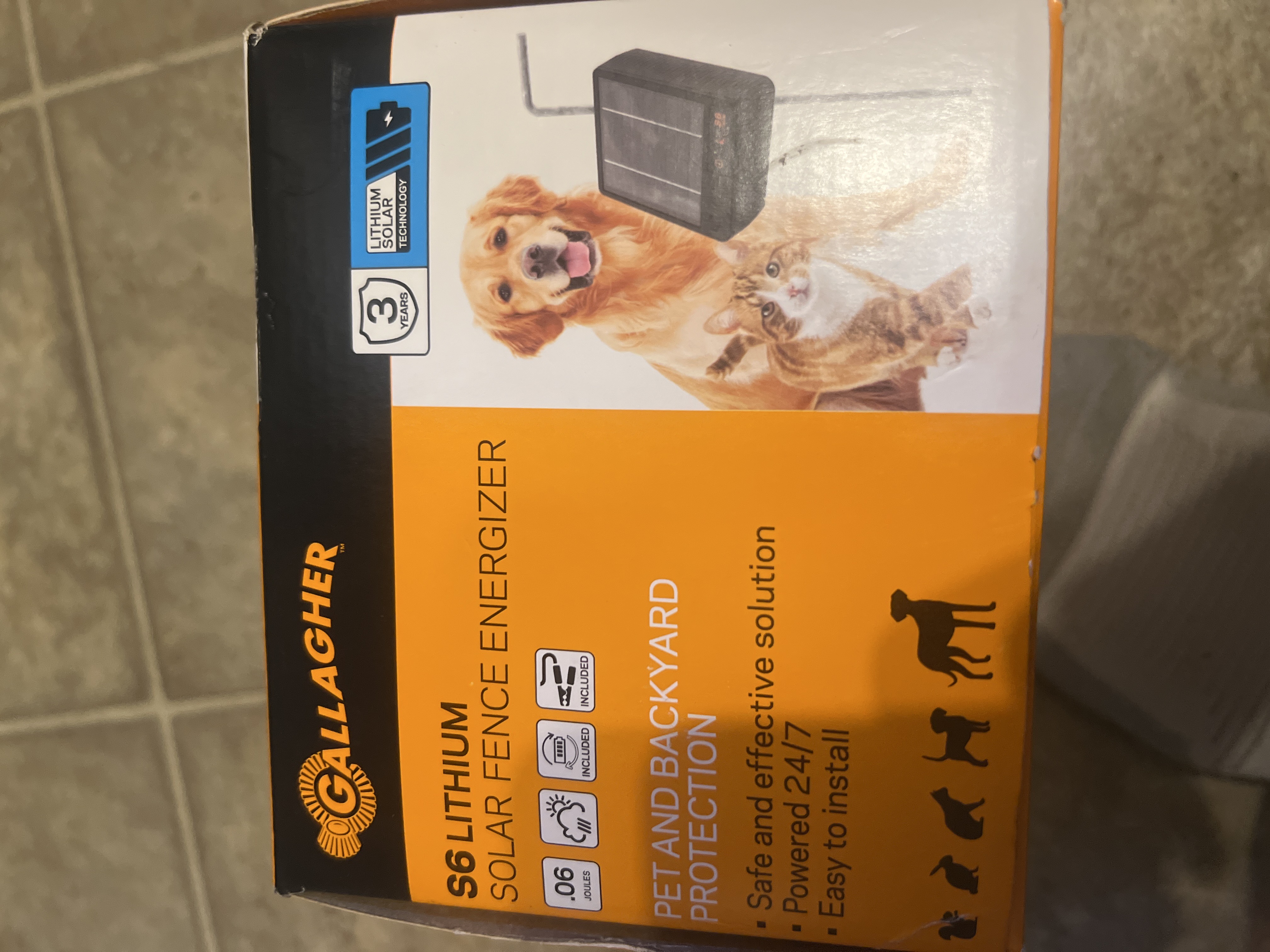 Photo of New Gallagher S6 Lithium Solar Fence Energizer