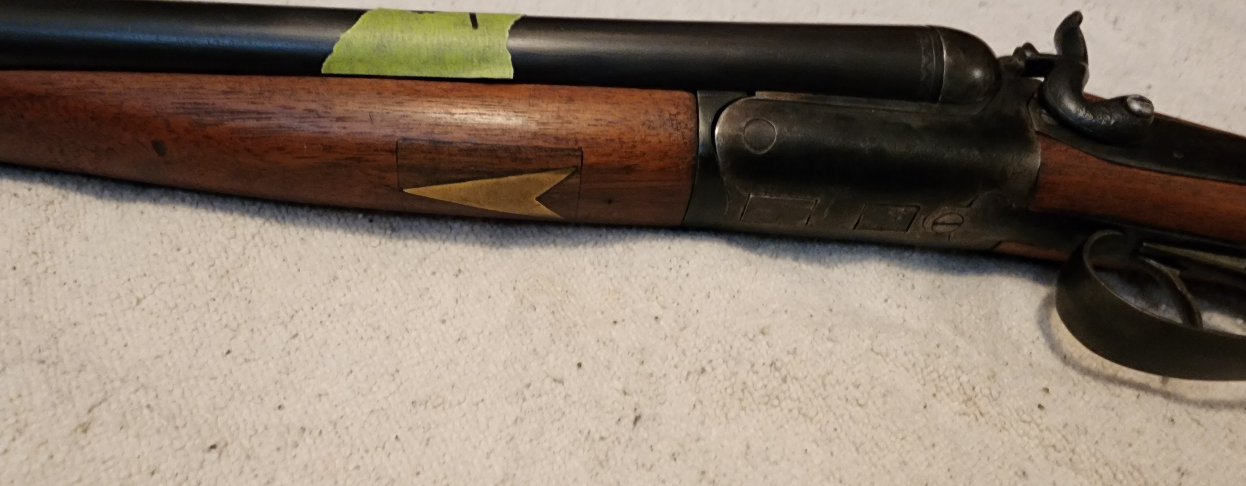 Photo of Belgian made LTH 12 gauge double barrel SxS shotgun