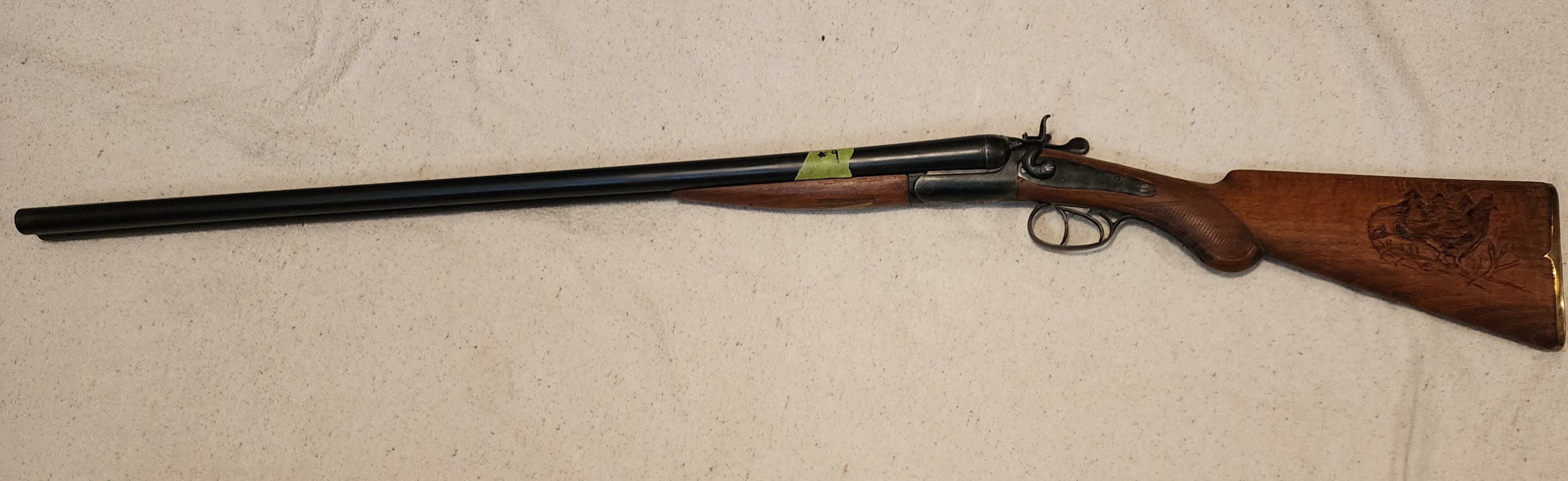 Photo of Belgian made LTH 12 gauge double barrel SxS shotgun
