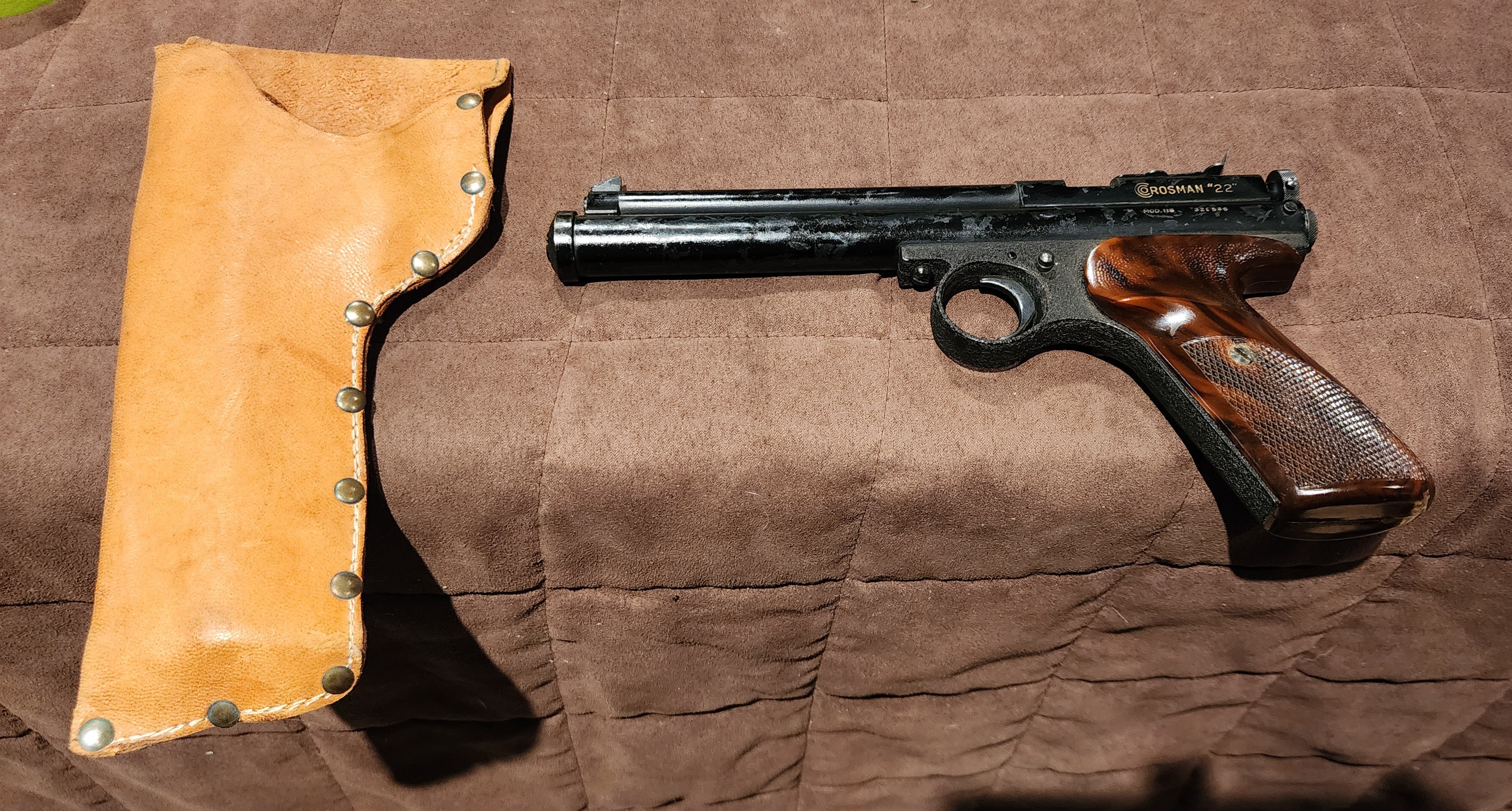 Photo of Crossman 22 model 116 air pistol from 1953
