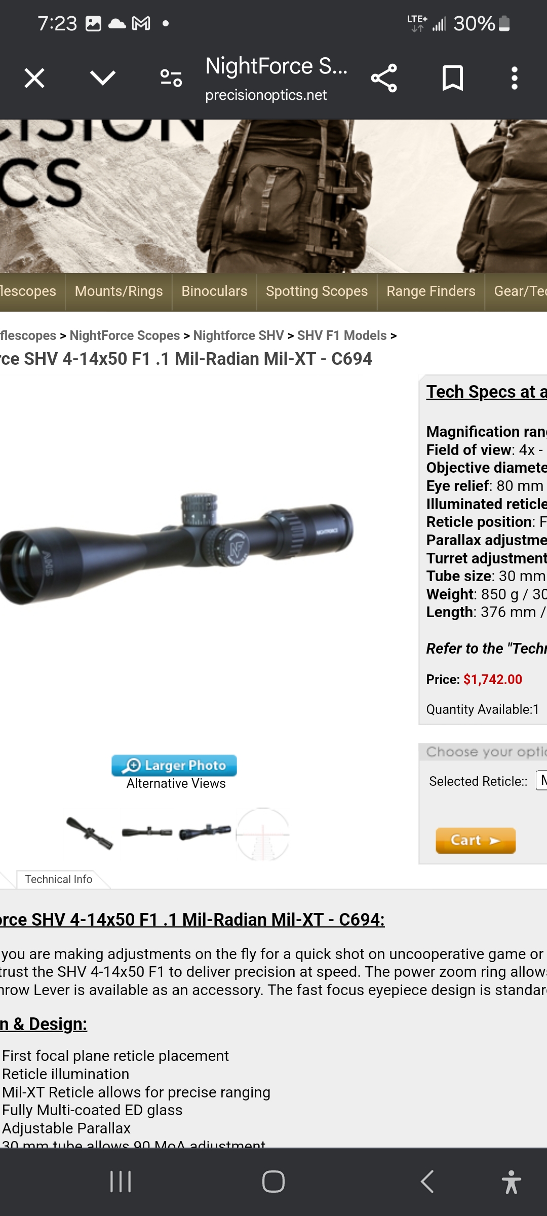 Photo of New WEATHERBY TALON 6.5 PRC 