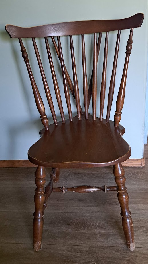 Photo of Rare Antique Mid-Century Windsor Fanback Chair