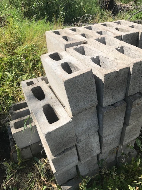 Photo of concrete blocks