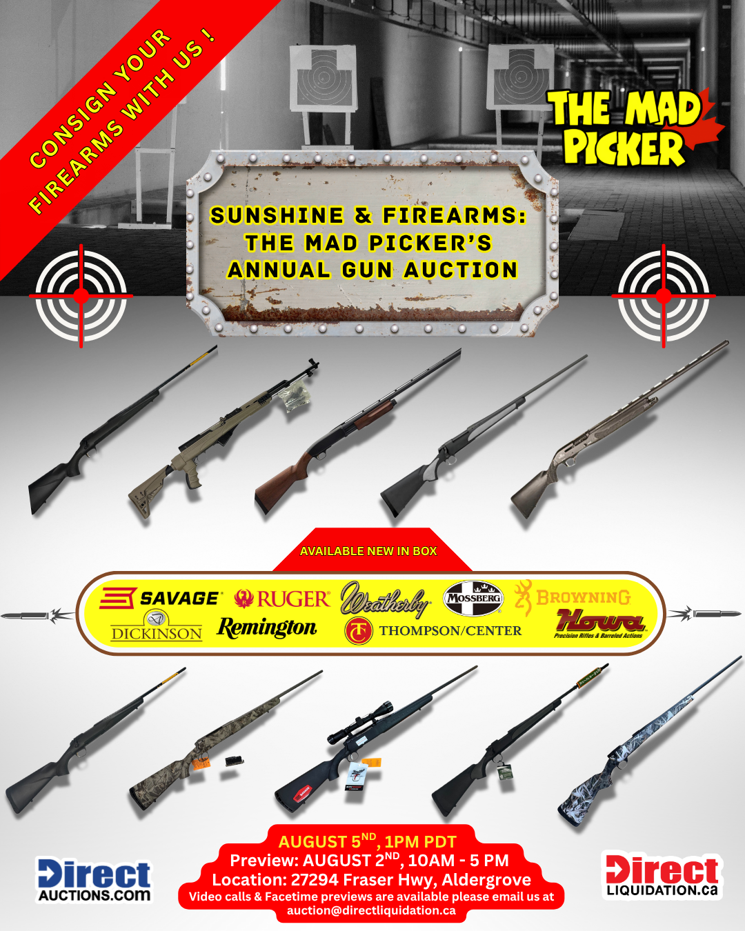 Photo of (Aug 5) The Mad Picker’s Annual Gun Auction