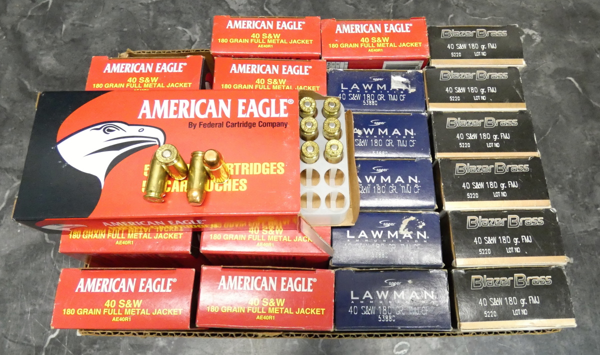 Photo of 40 S&W – 180gr JFP – Commercial Reloaded ammunition
