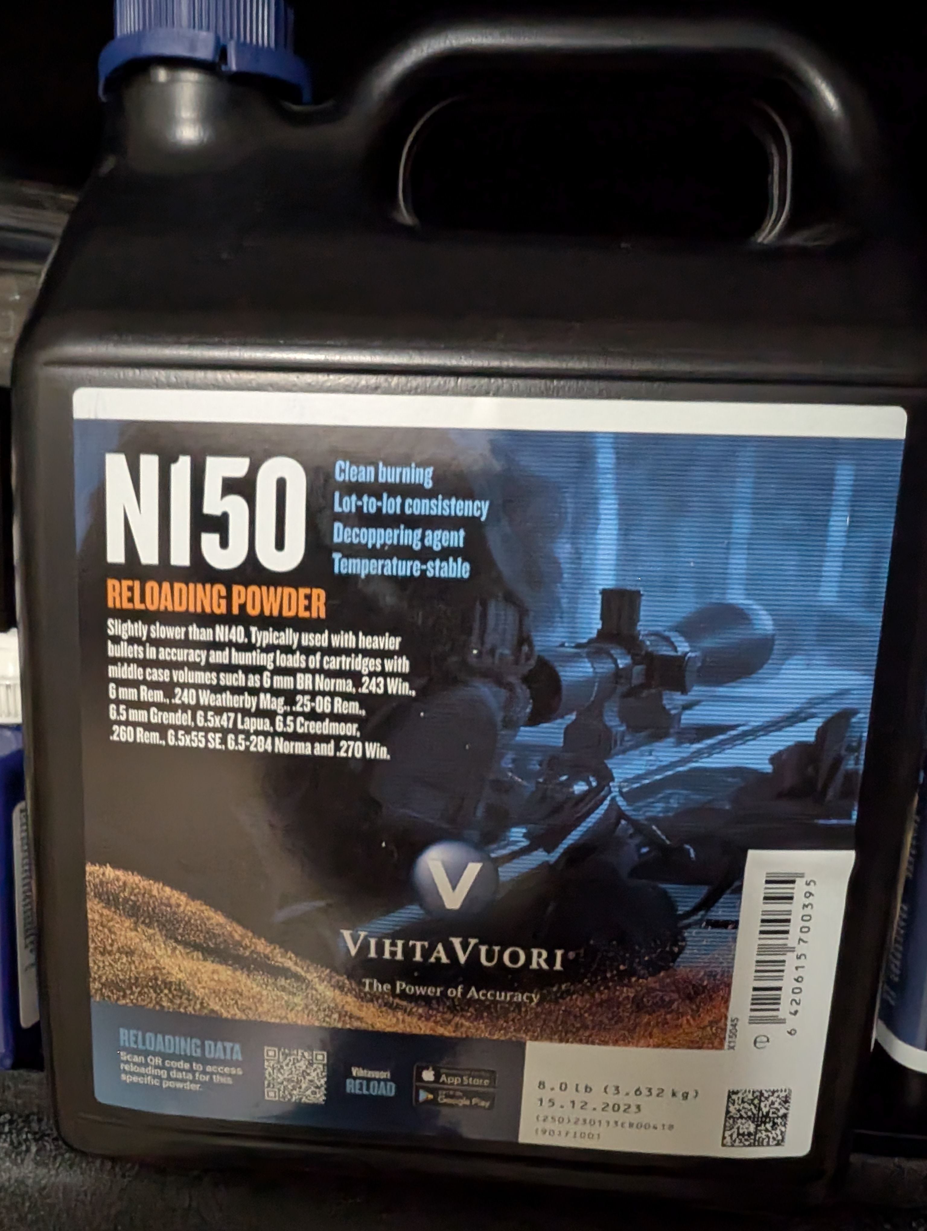 Photo of Vihtavuori powder