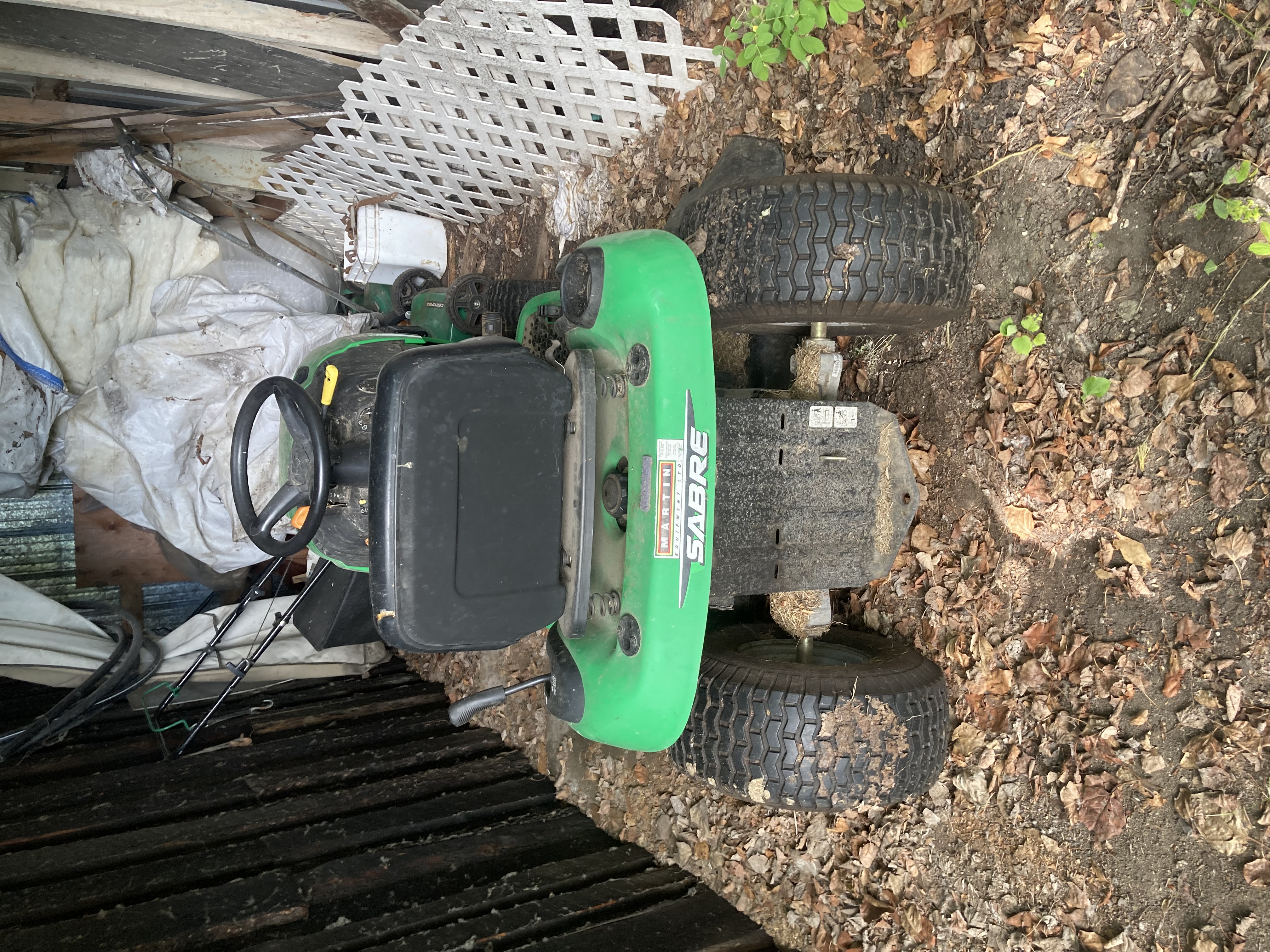 Photo of John Deere 42 inch riding mower
