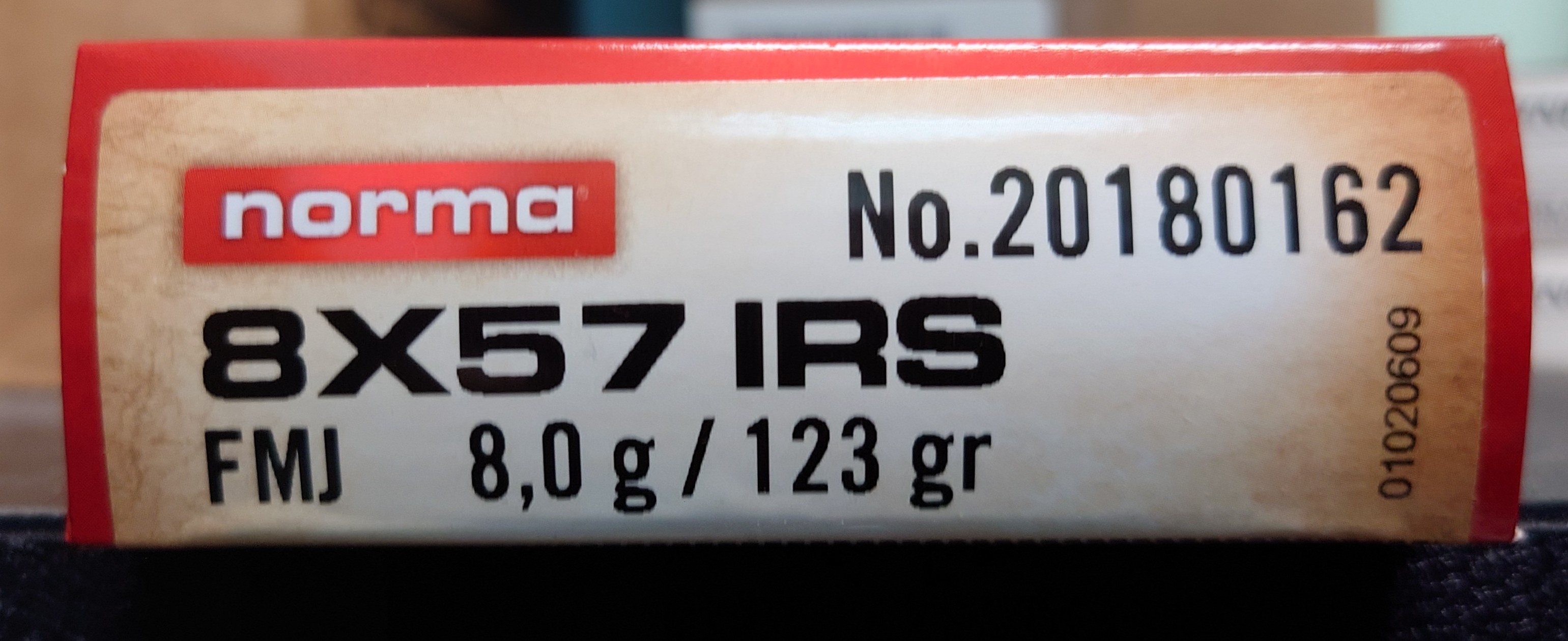 Photo of Norma 8X57 IRS 123 GR FMJ Ammunition