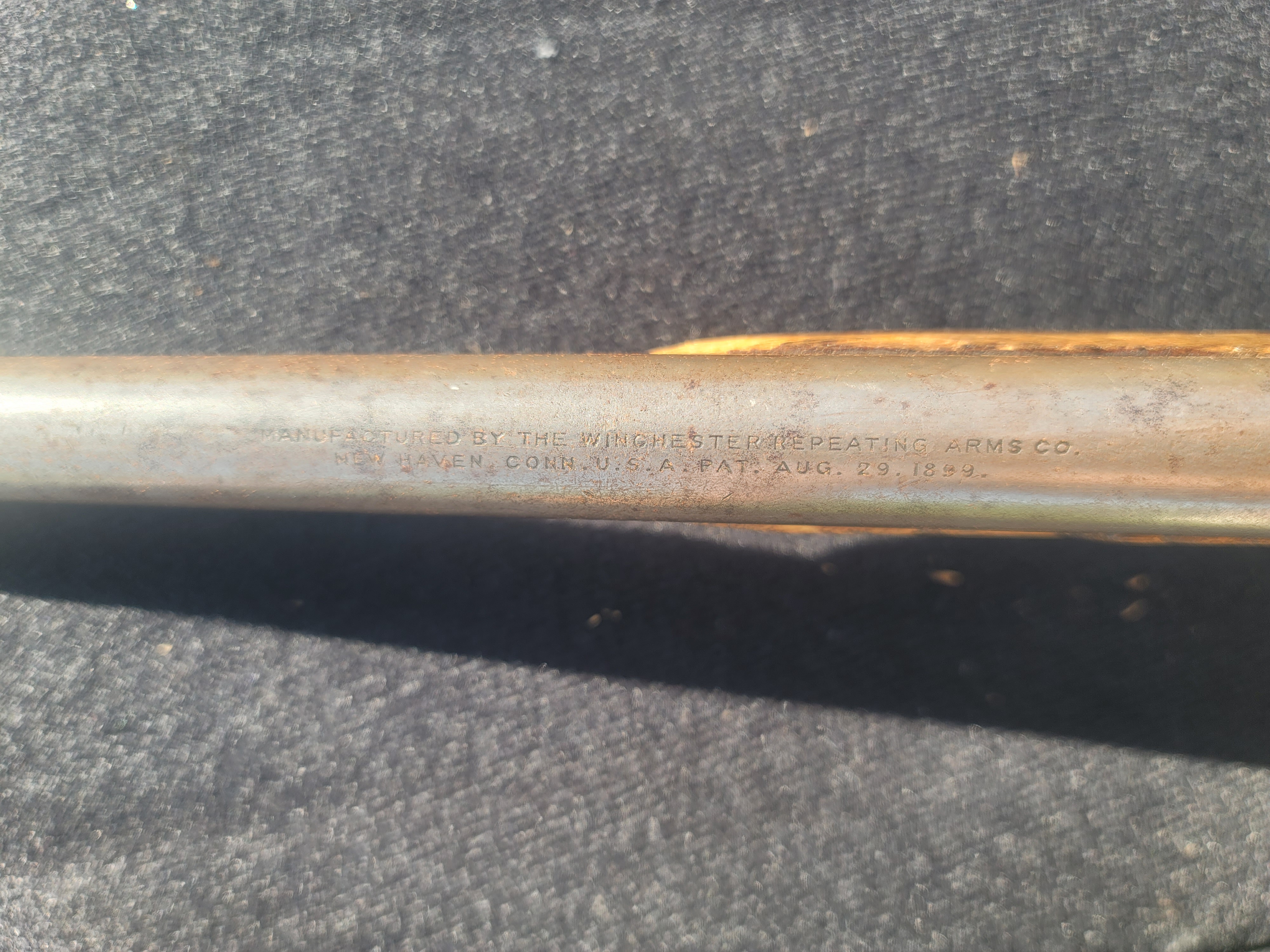 Photo of Antique Winchester 1892 .22 caliber rifle