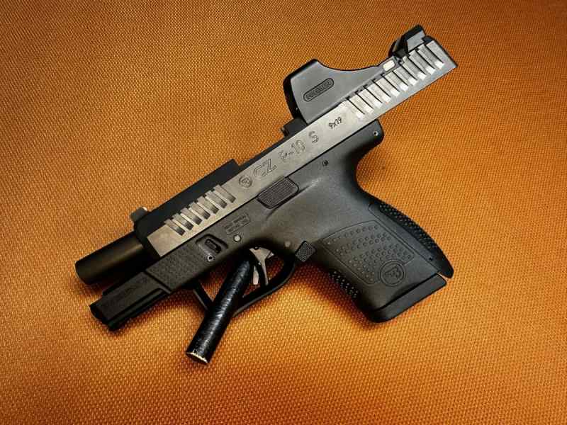 Photo of NEW IN BOX – CZ P-10 S with Holosun SCS Optic $455