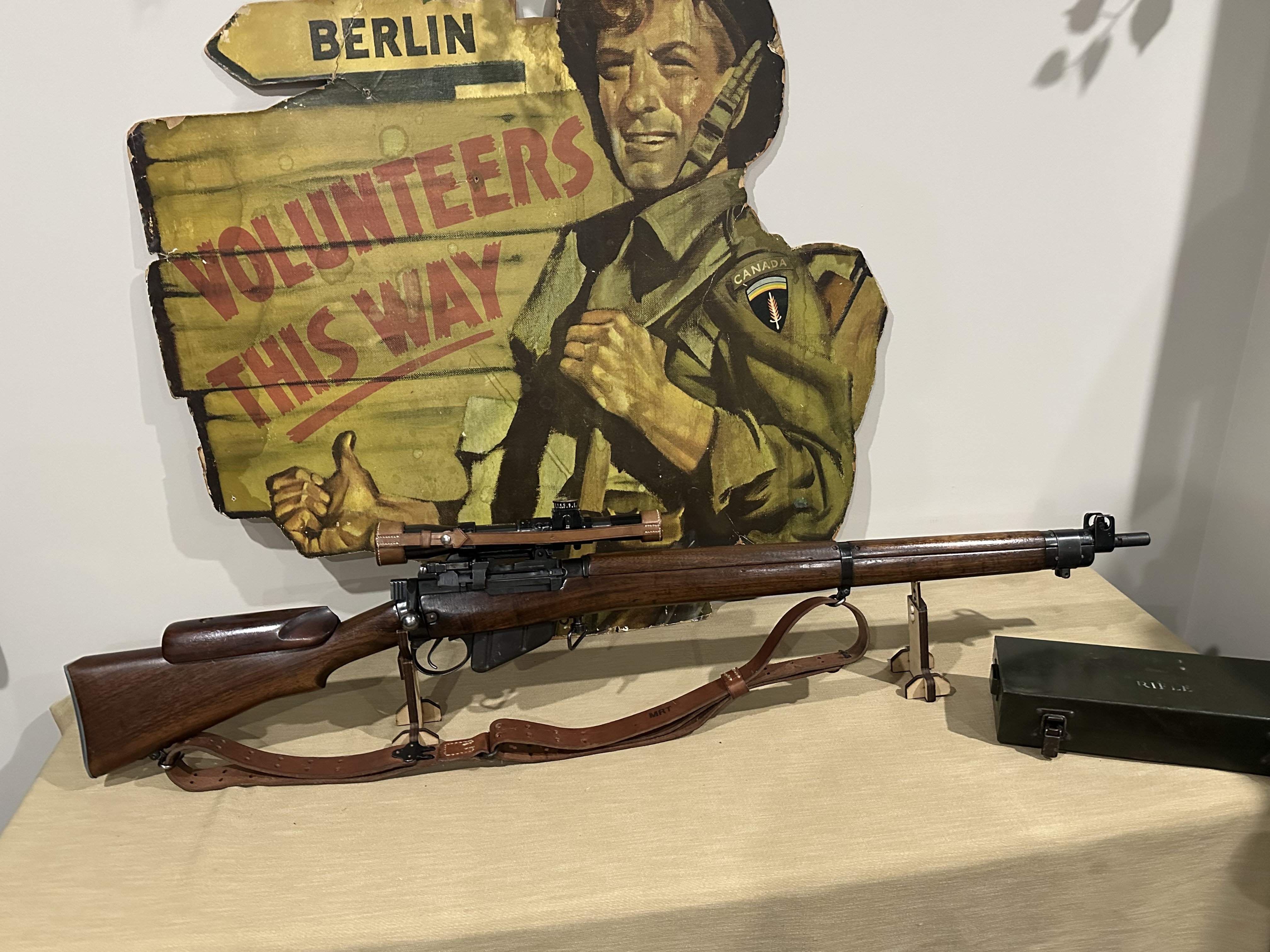 Photo of * Price Reduction* WW2 1944 BSA Holland & Holland Lee Enfield No.4 Sniper Rifle 