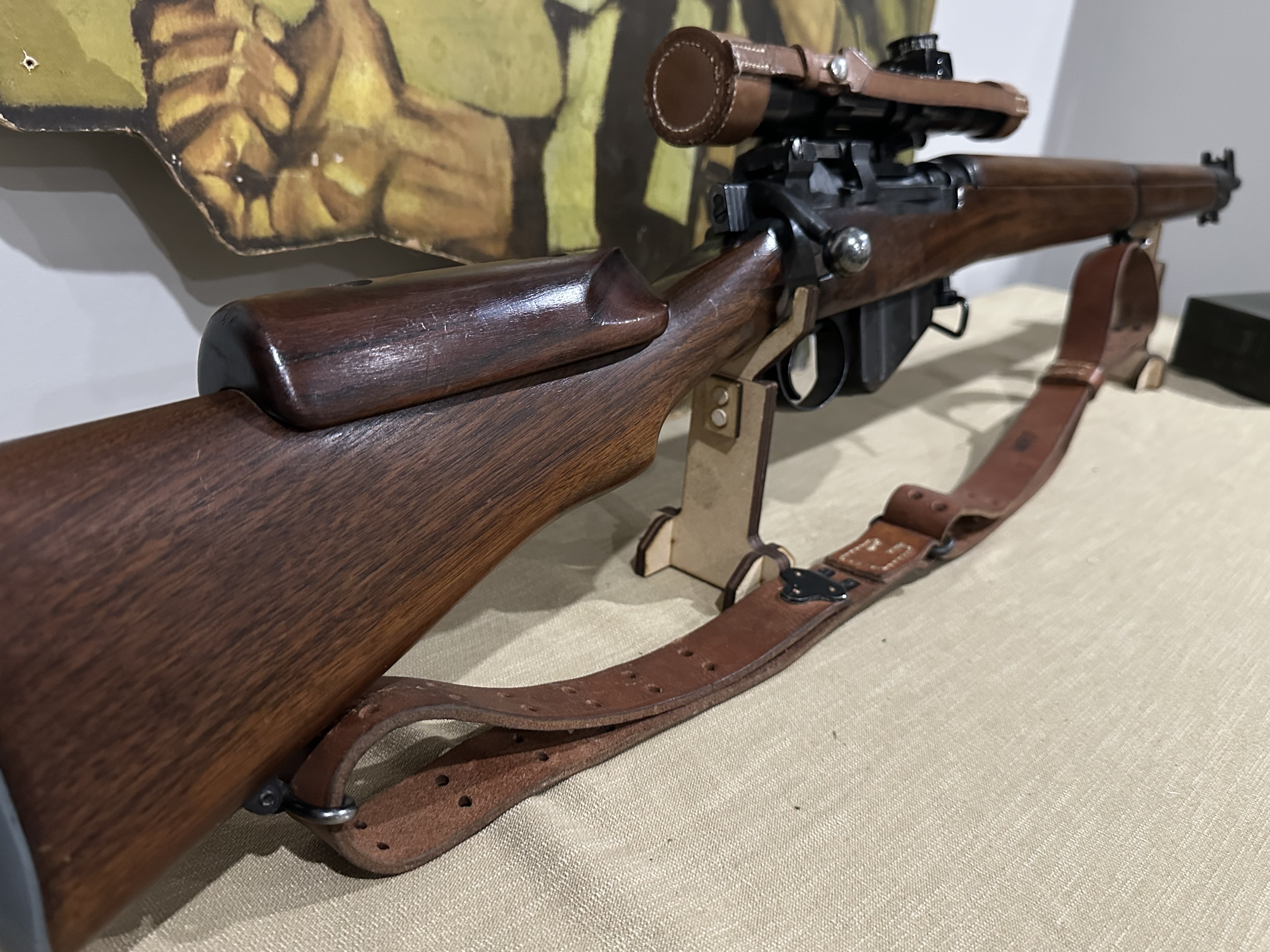 Photo of * Price Reduction* WW2 1944 BSA Holland & Holland Lee Enfield No.4 Sniper Rifle 