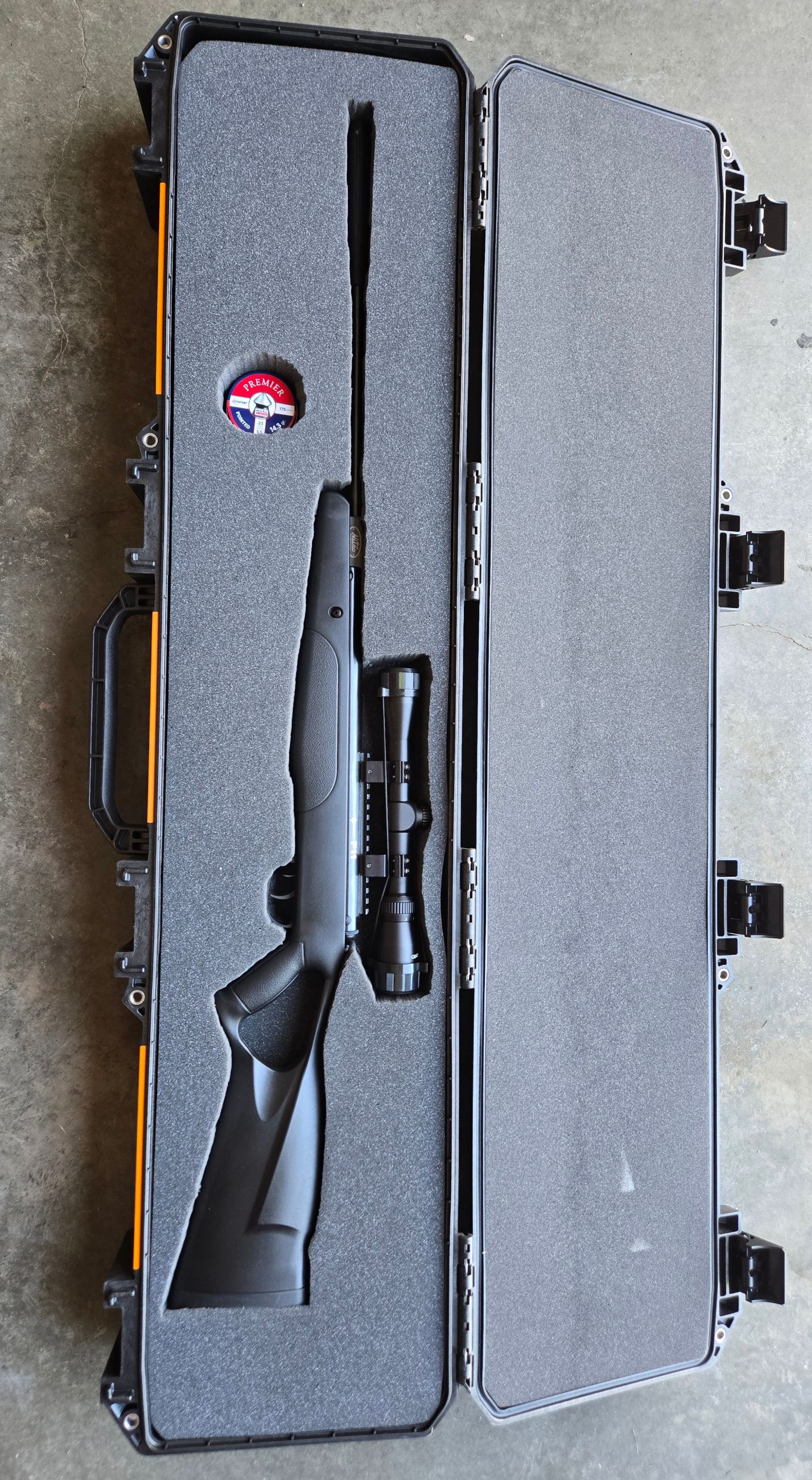 Photo of Crosman F11 Nitro Piston 22cal Air Rifle 495fps + Vault Case