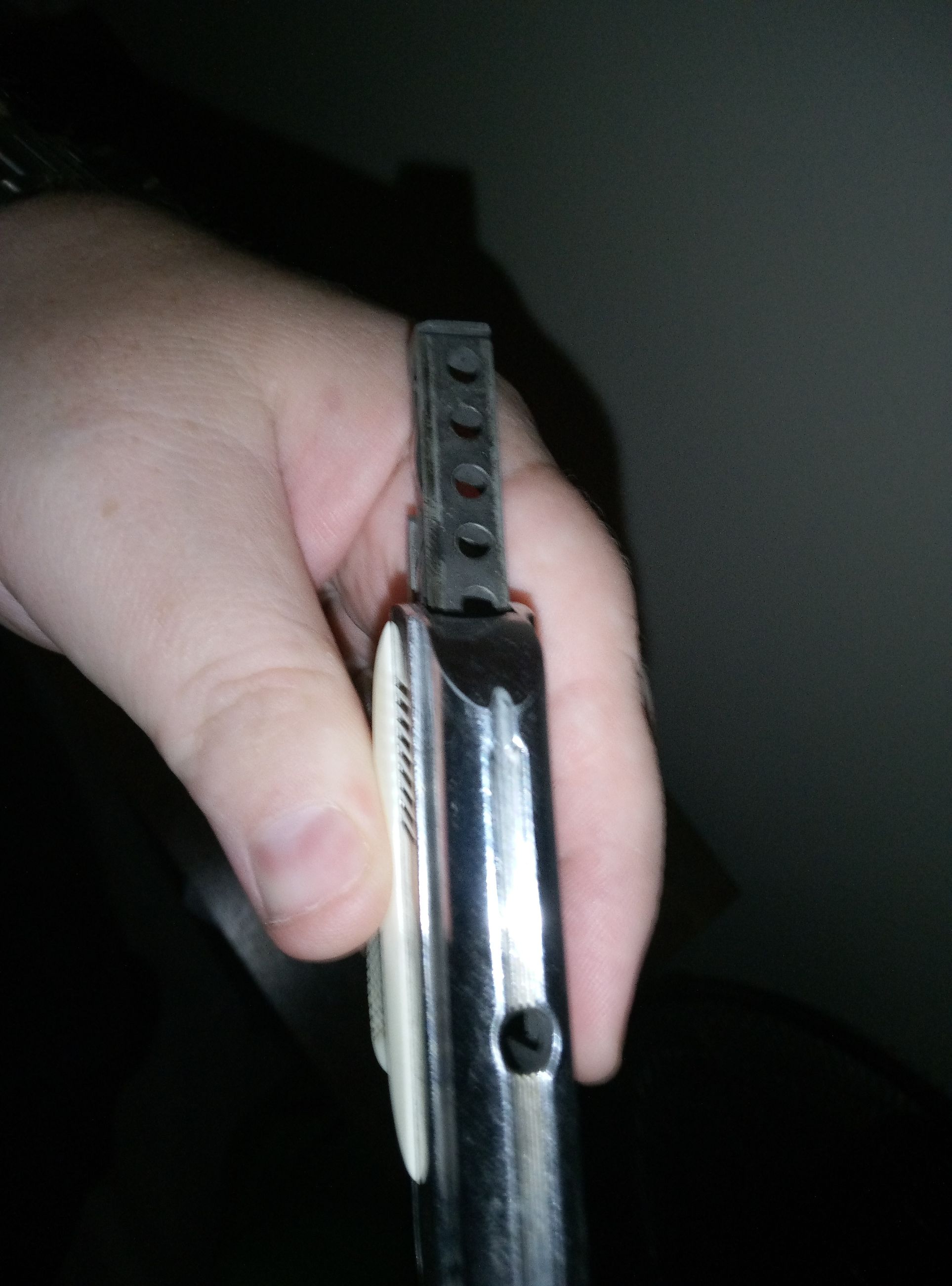 Photo of like new 22 starter pistol with blanks 