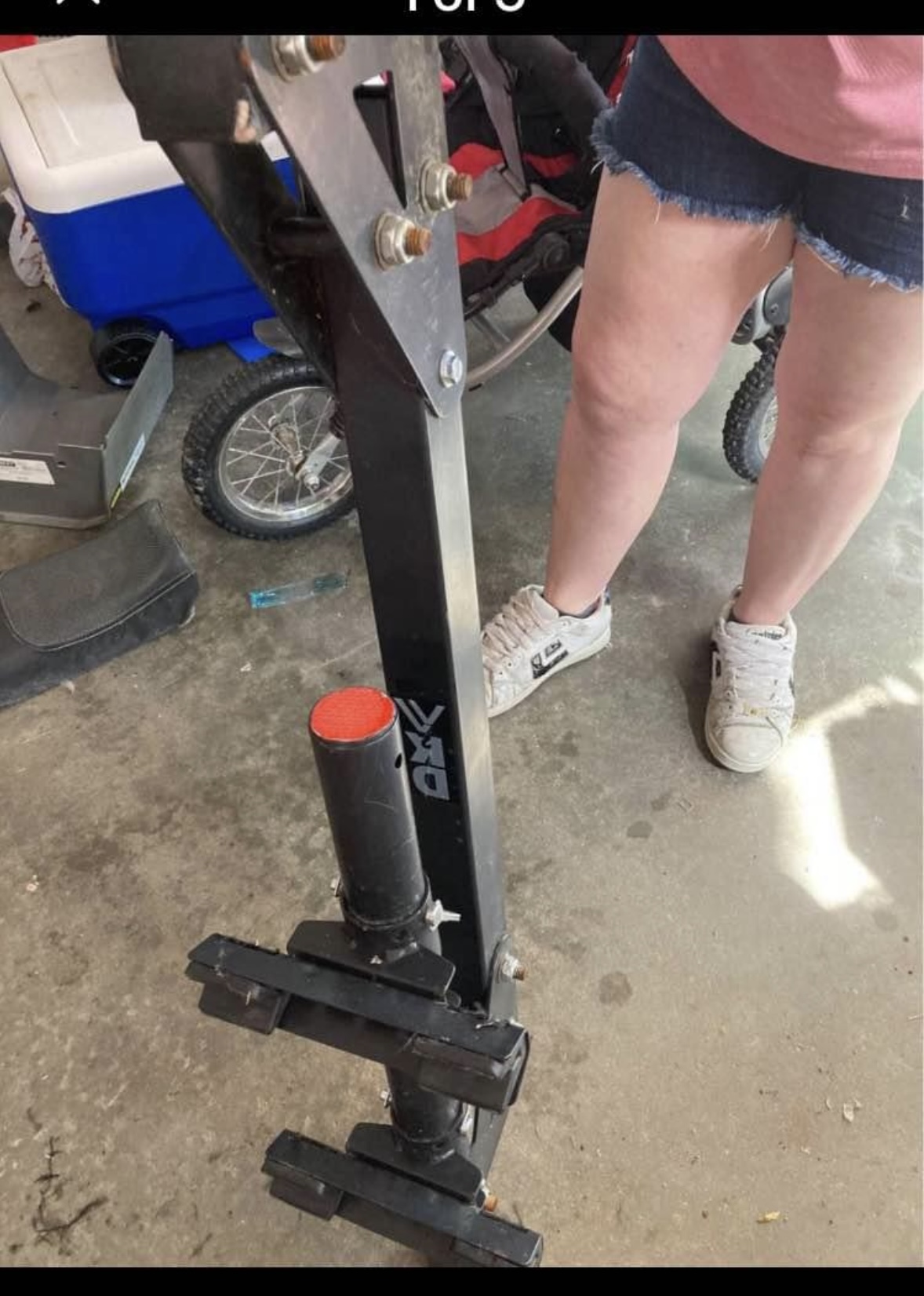 Photo of DK2 bike rack for two bikes 