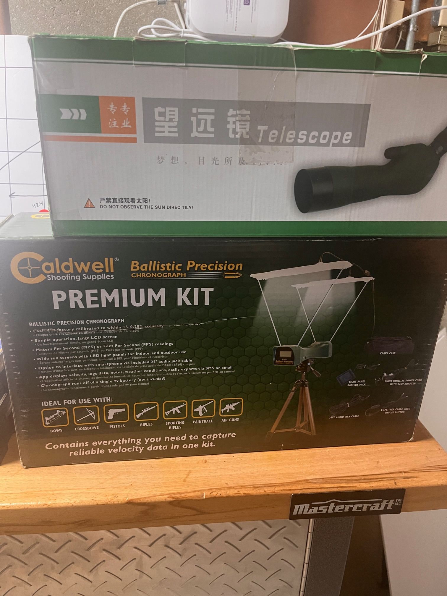 Photo of Chrono and spotting scope