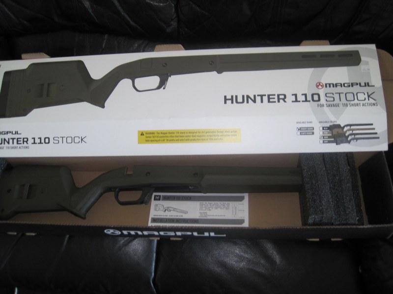 Photo of Magpul Hunter 110 Stock, Savage 110 Short Action, Right Hand, ODG.