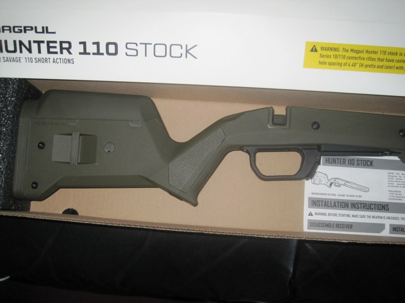 Photo of Magpul Hunter 110 Stock, Savage 110 Short Action, Right Hand, ODG.