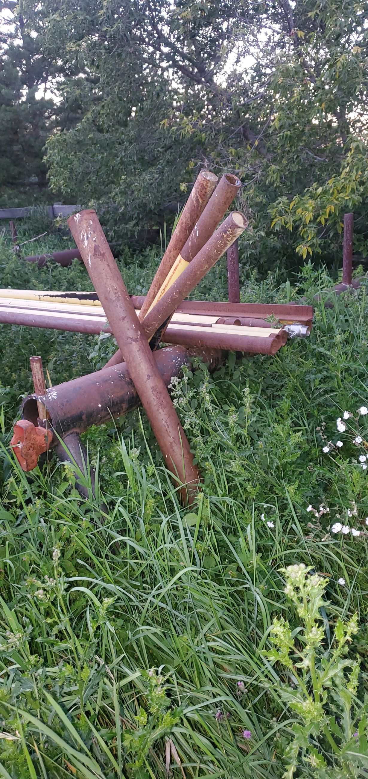 Photo of 2 pipe racks 