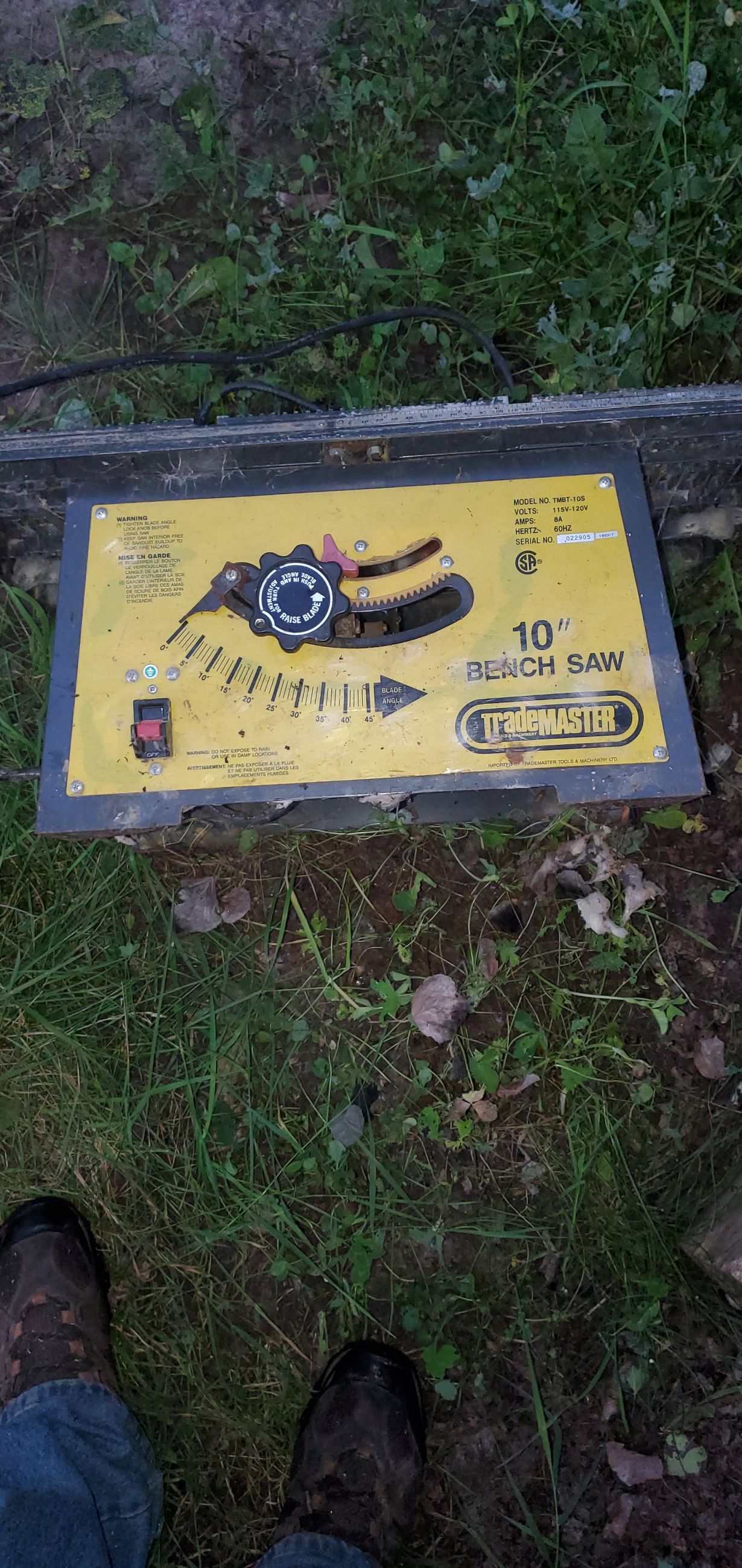 Photo of bench saw