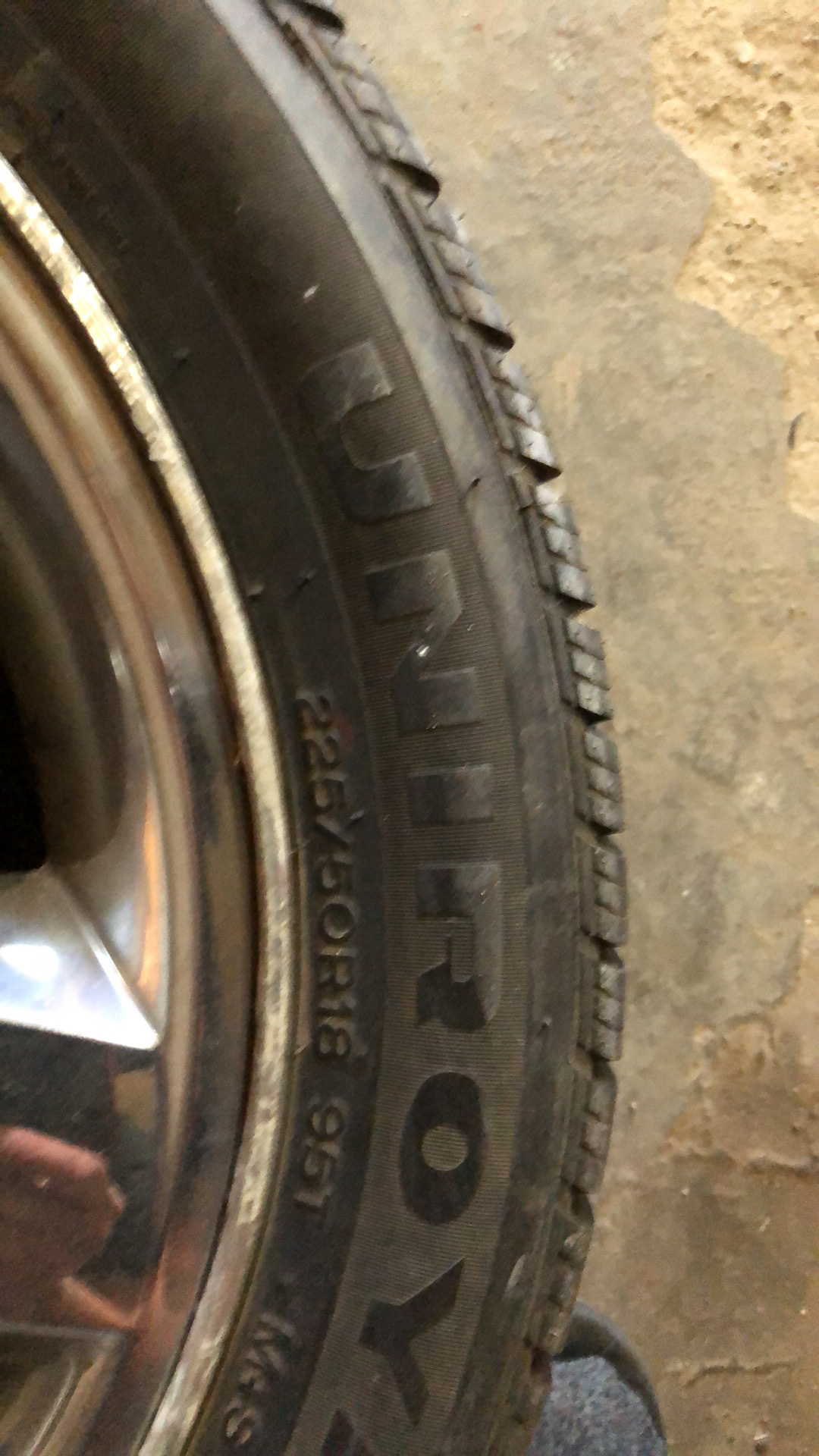 Photo of dodge factory crome rims and rubber(only 2)