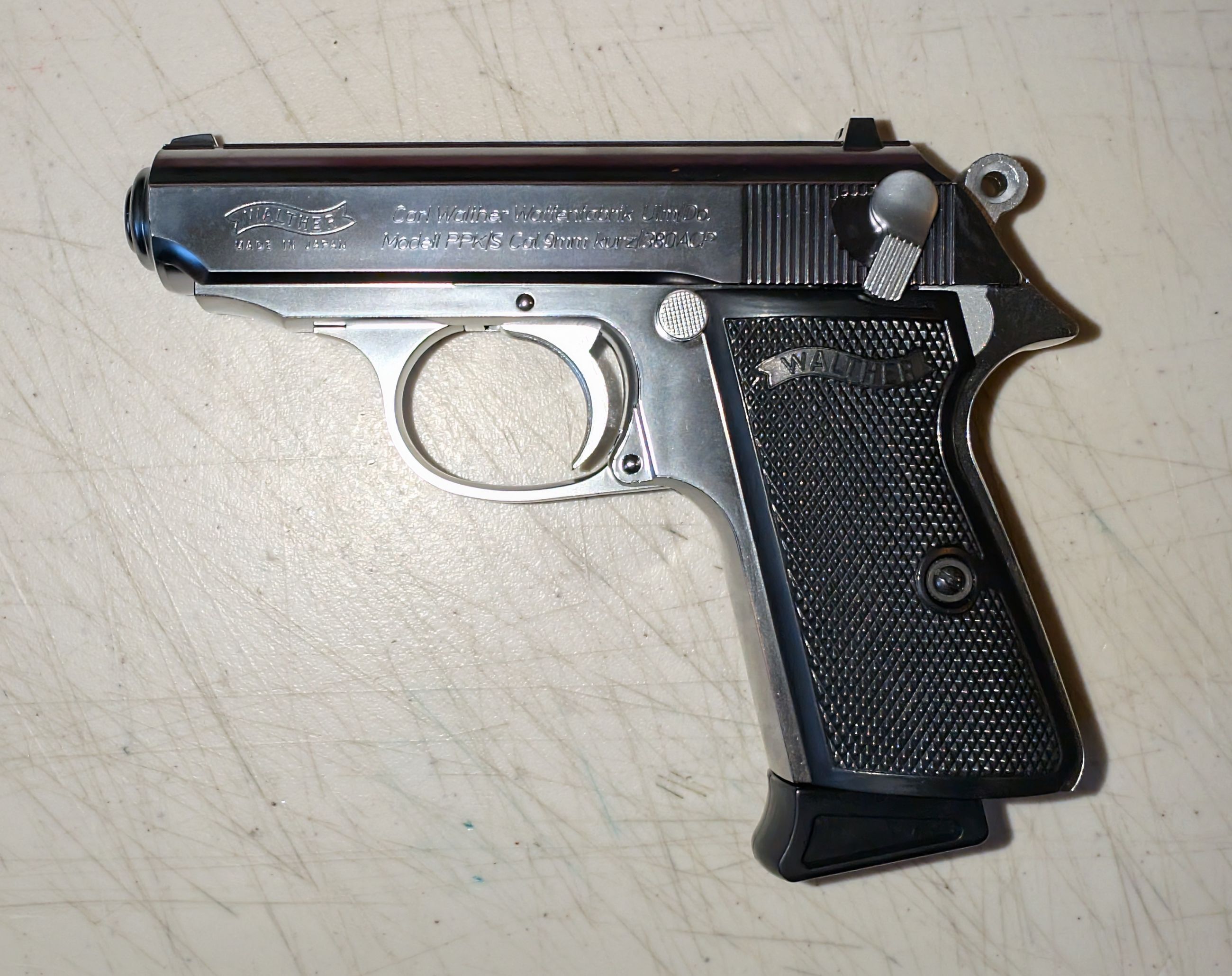 Photo of MARUZEN PPK/S Gas Blowback 6mm Airsoft Pistol 