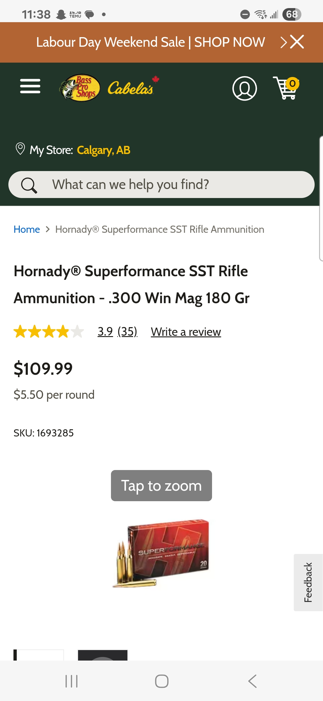 Photo of 300 win mag- 2 unopened boxes of hornady sst