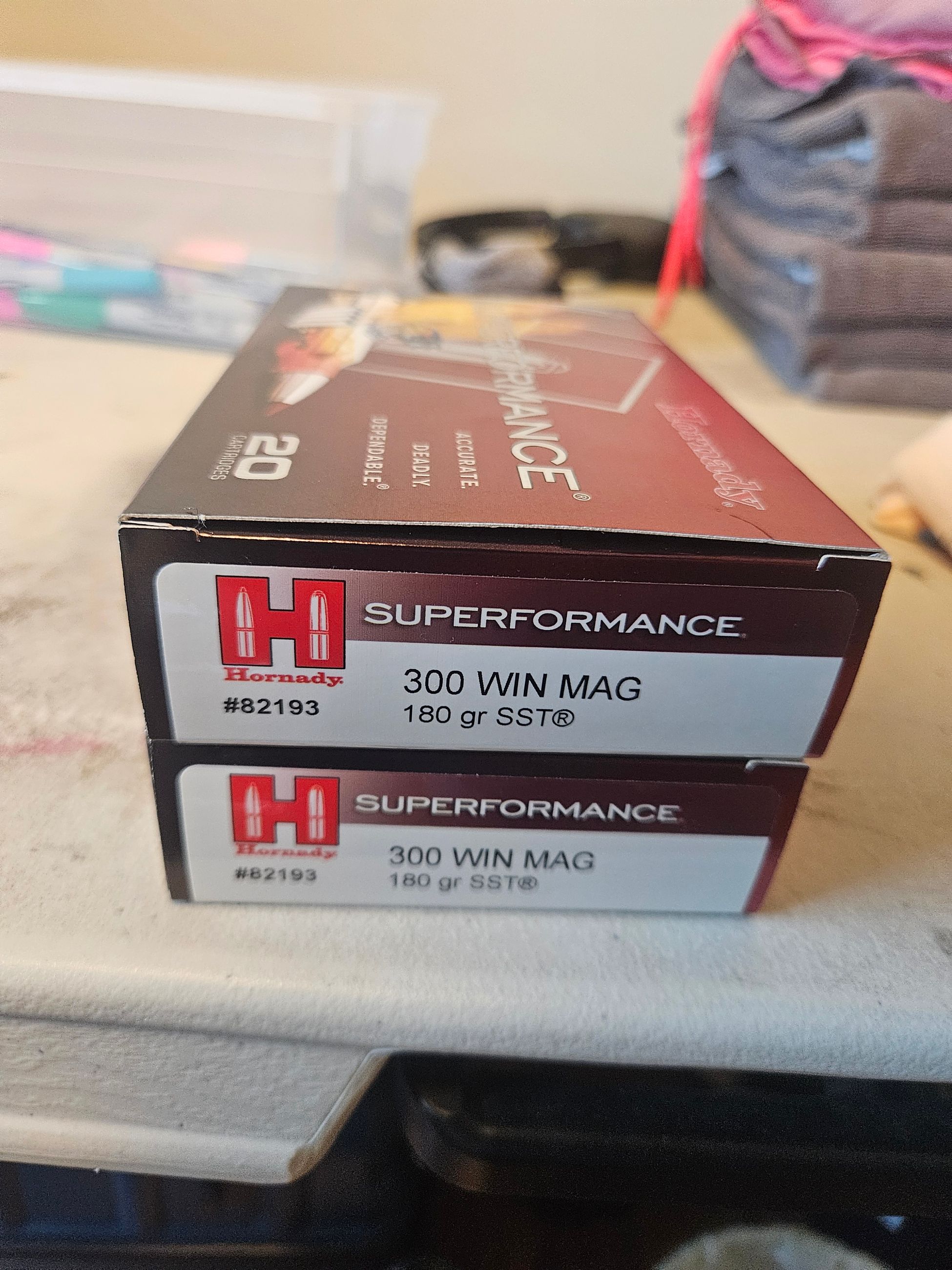 Photo of 300 win mag- 2 unopened boxes of hornady sst