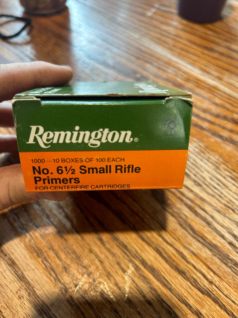 Photo of Primers Remington 6 1/2 