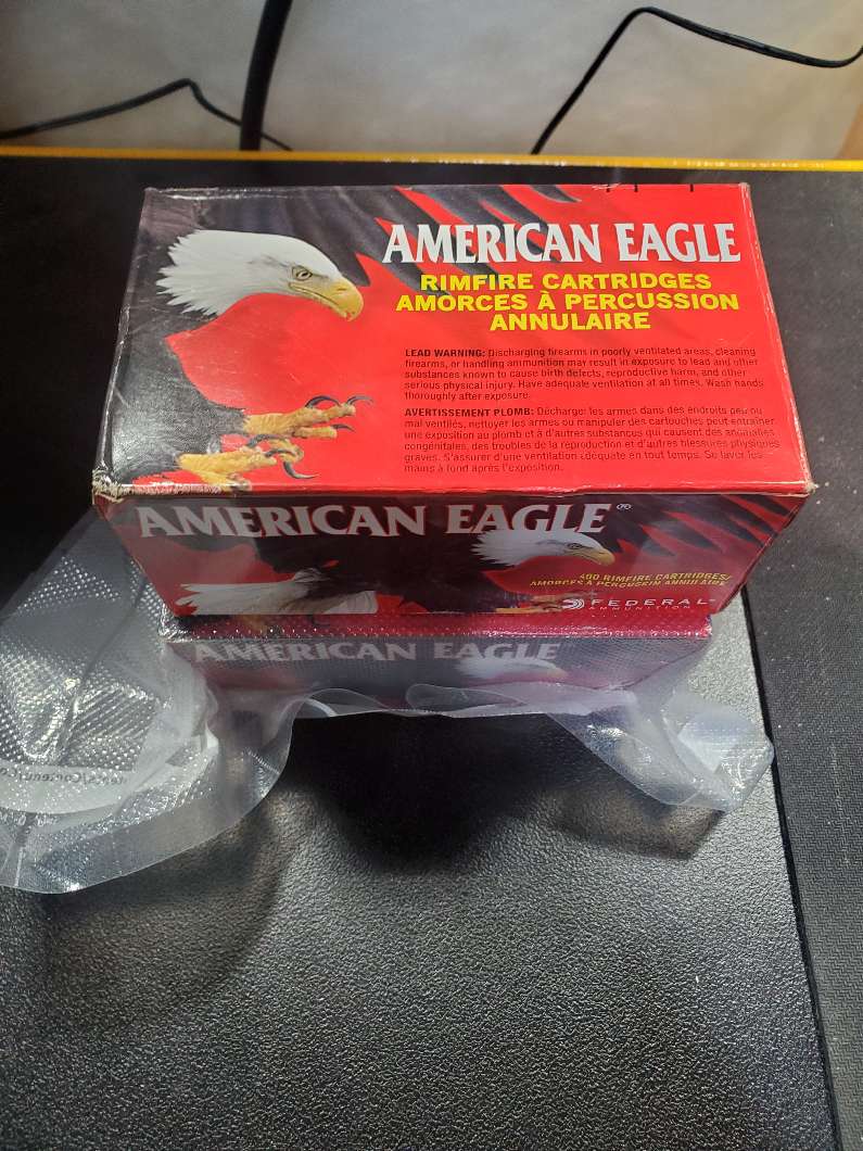 Photo of American Eagle 22lr 800 rounds 