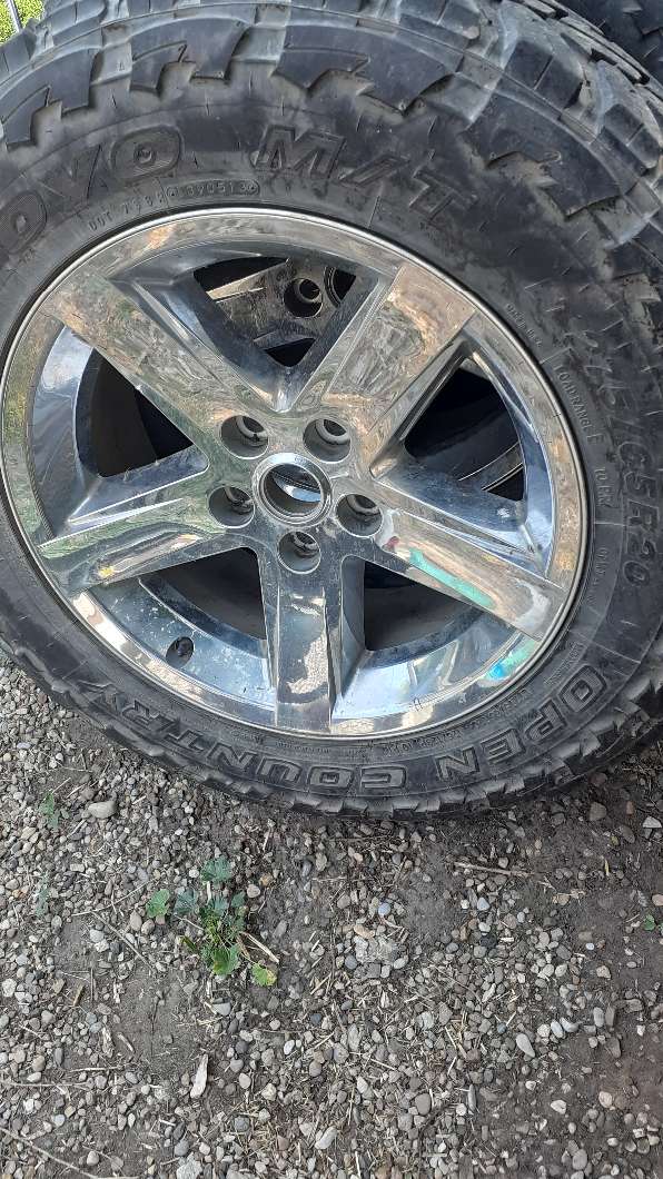 Photo of Dodge Toyo winter tires on rims