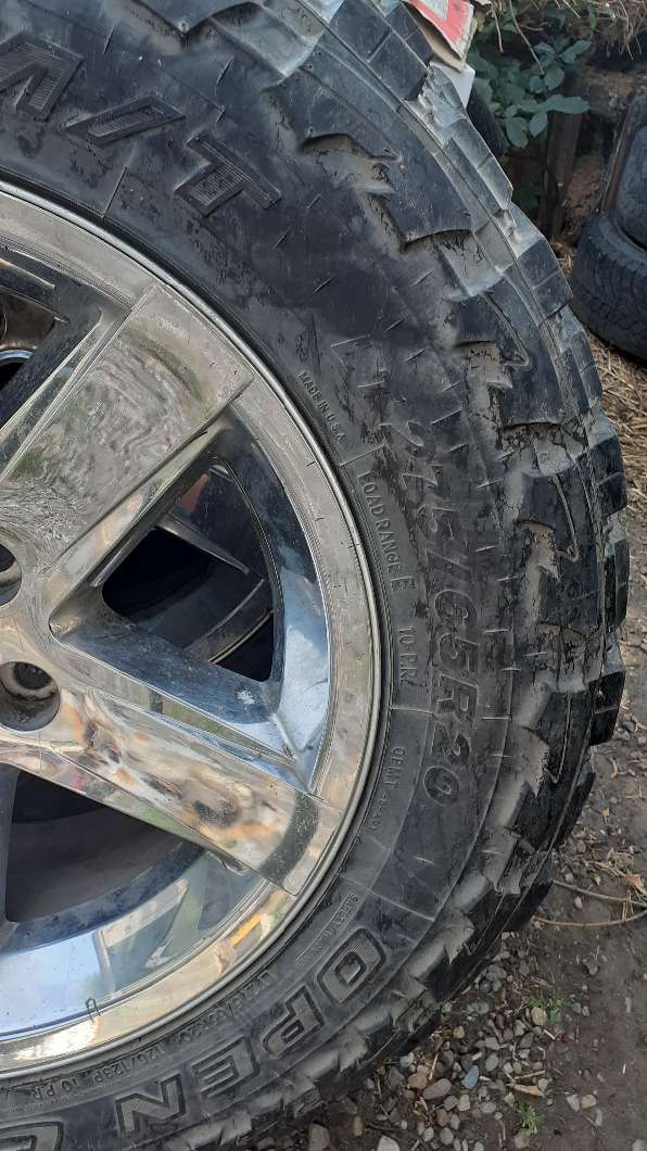 Photo of Dodge Toyo winter tires on rims