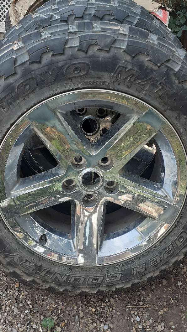 Photo of Dodge Toyo winter tires on rims