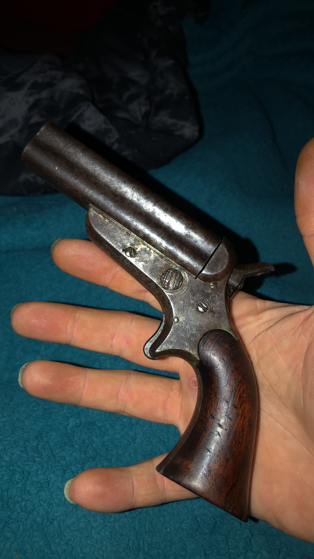 Photo of Antique 1858 sharps 4 barrel 32 rimfire 