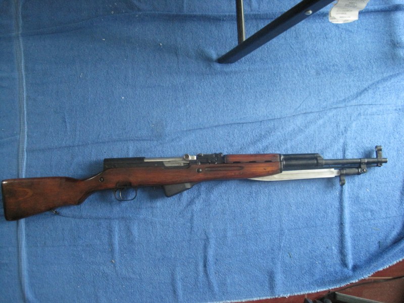 Photo of  SKS 7.62x39 Silver Bolt.