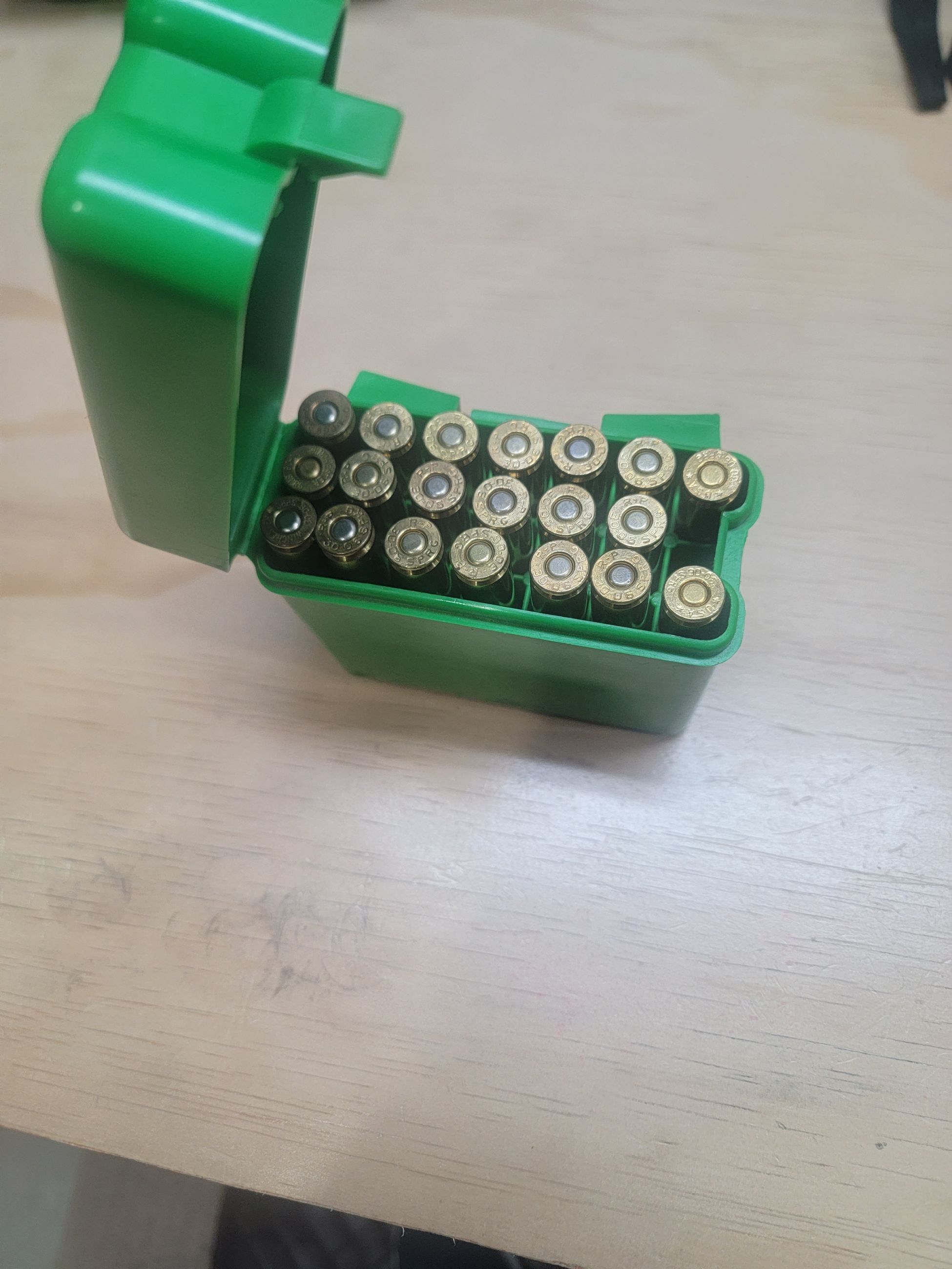 Photo of For Sale or trade for 303 British 20 mixed head stamped 30-06 c/w Case Guard shell holder.