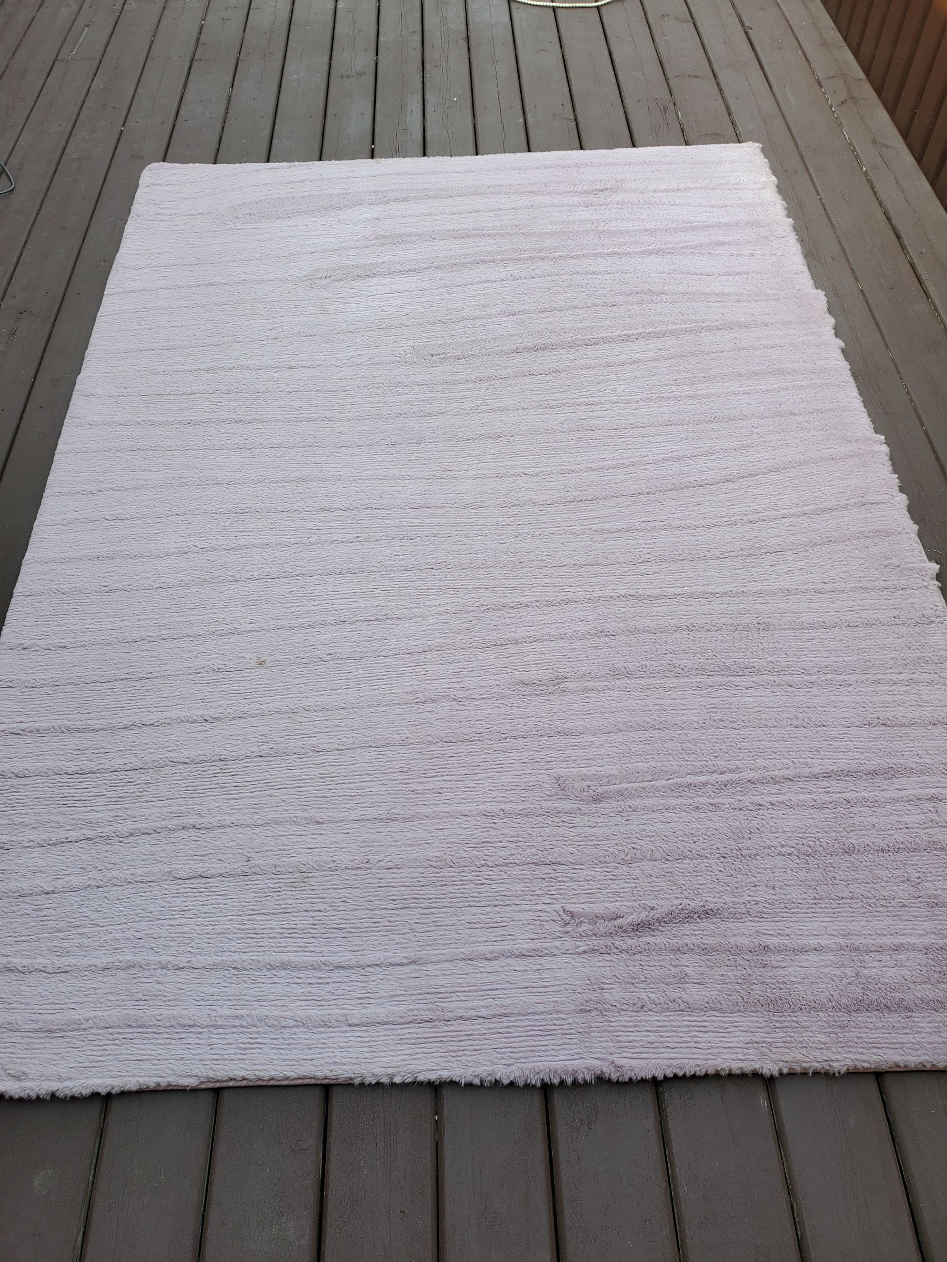 Photo of Girls pink bed with mattress, mattress cover,pink curtains and 5x8 pink plush carpet