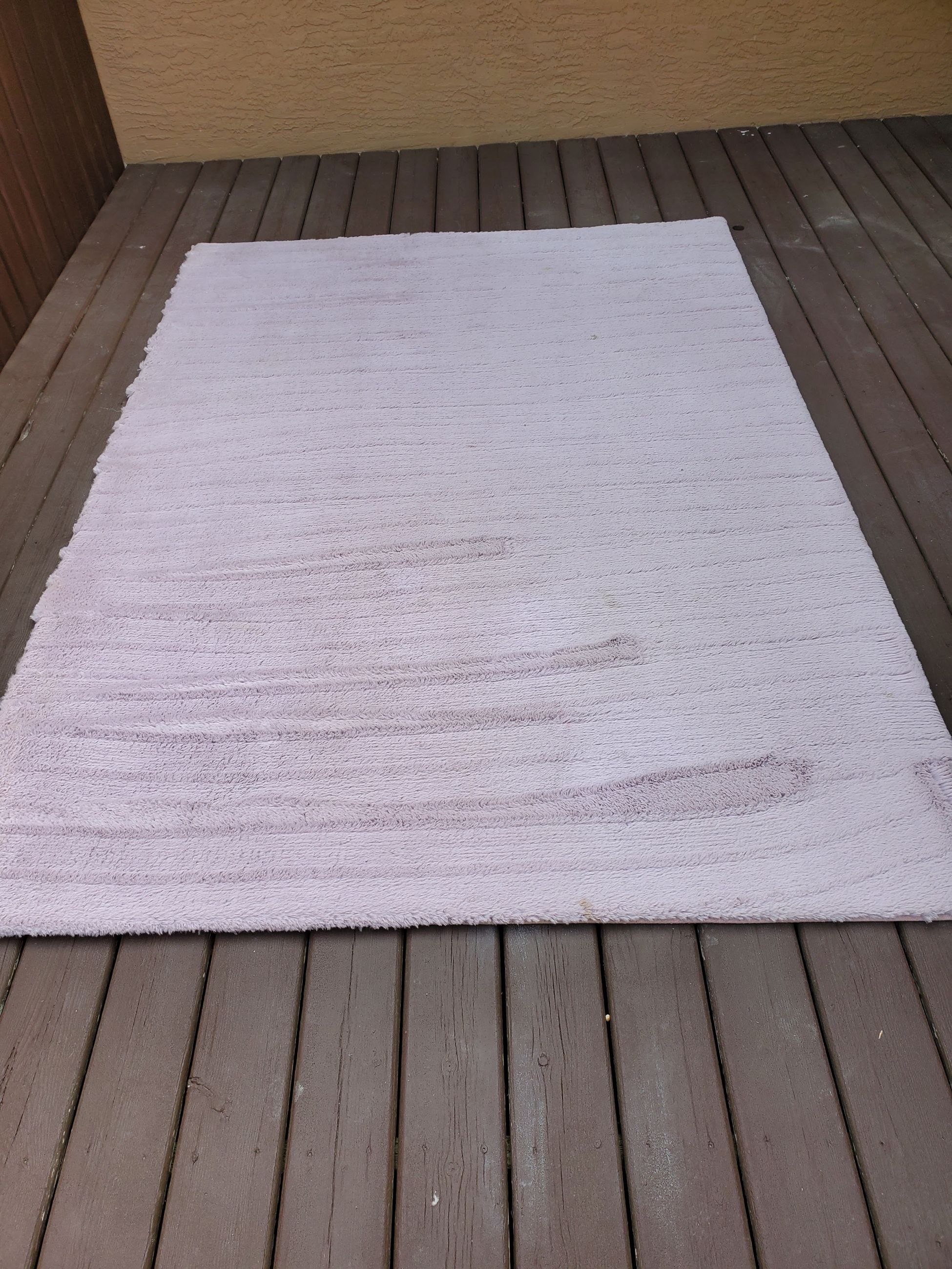 Photo of Girls pink bed with mattress, mattress cover,pink curtains and 5x8 pink plush carpet