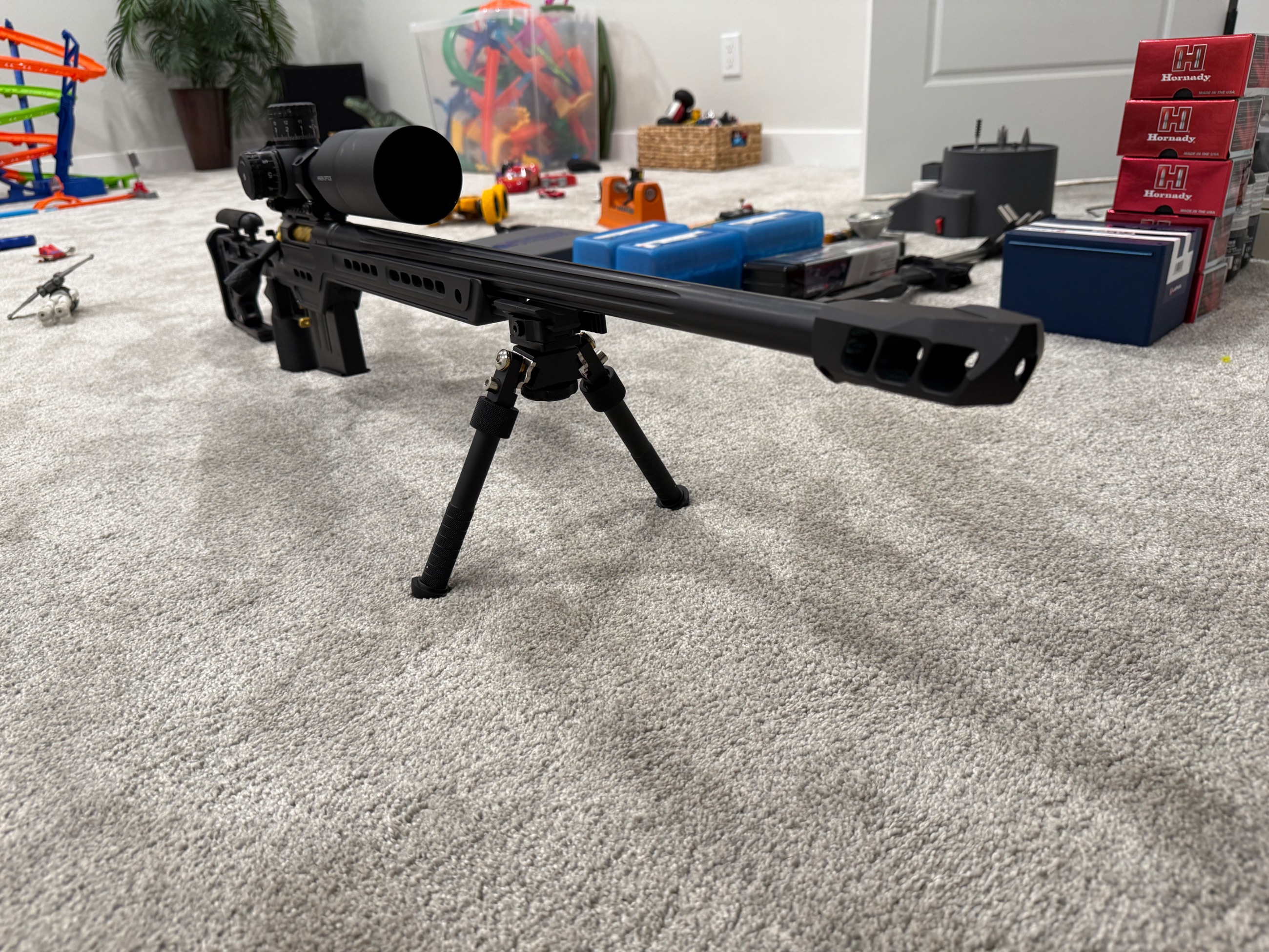 Photo of Custom Cadex R7 in 6.5 creedmoor with optic