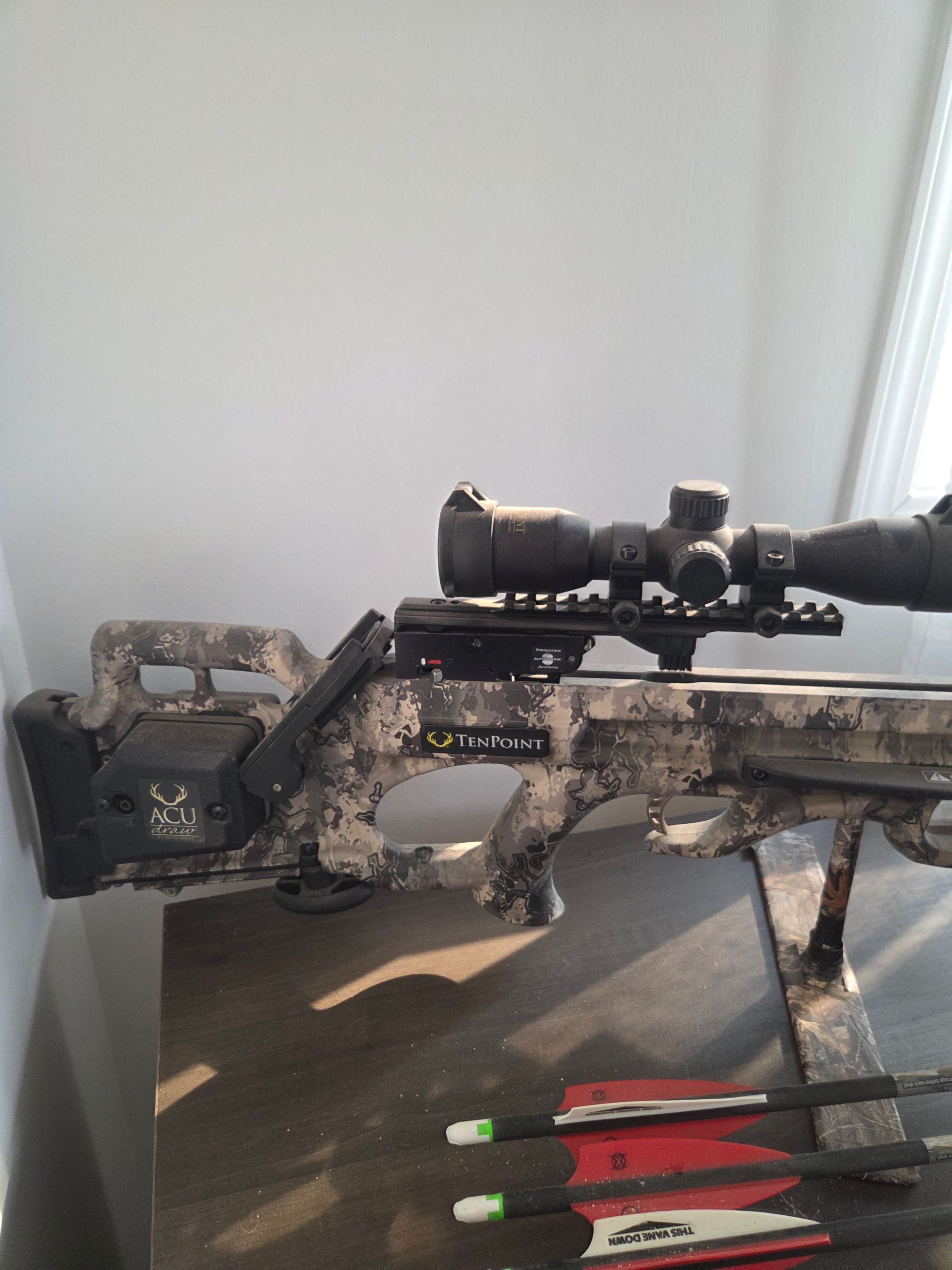 Photo of Ten point titanium mt crossbow...